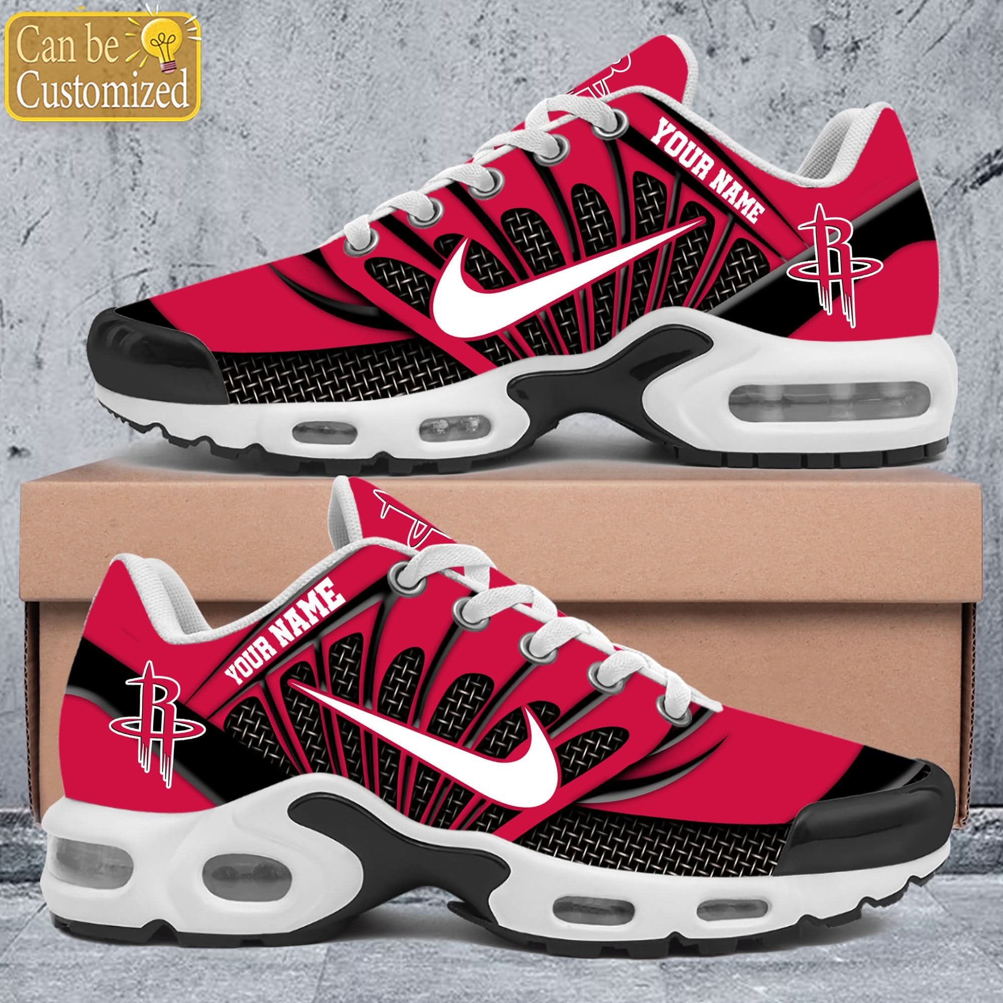 Ideafootwear Houston Rockets TN Shoes Sneakers For Men And Women