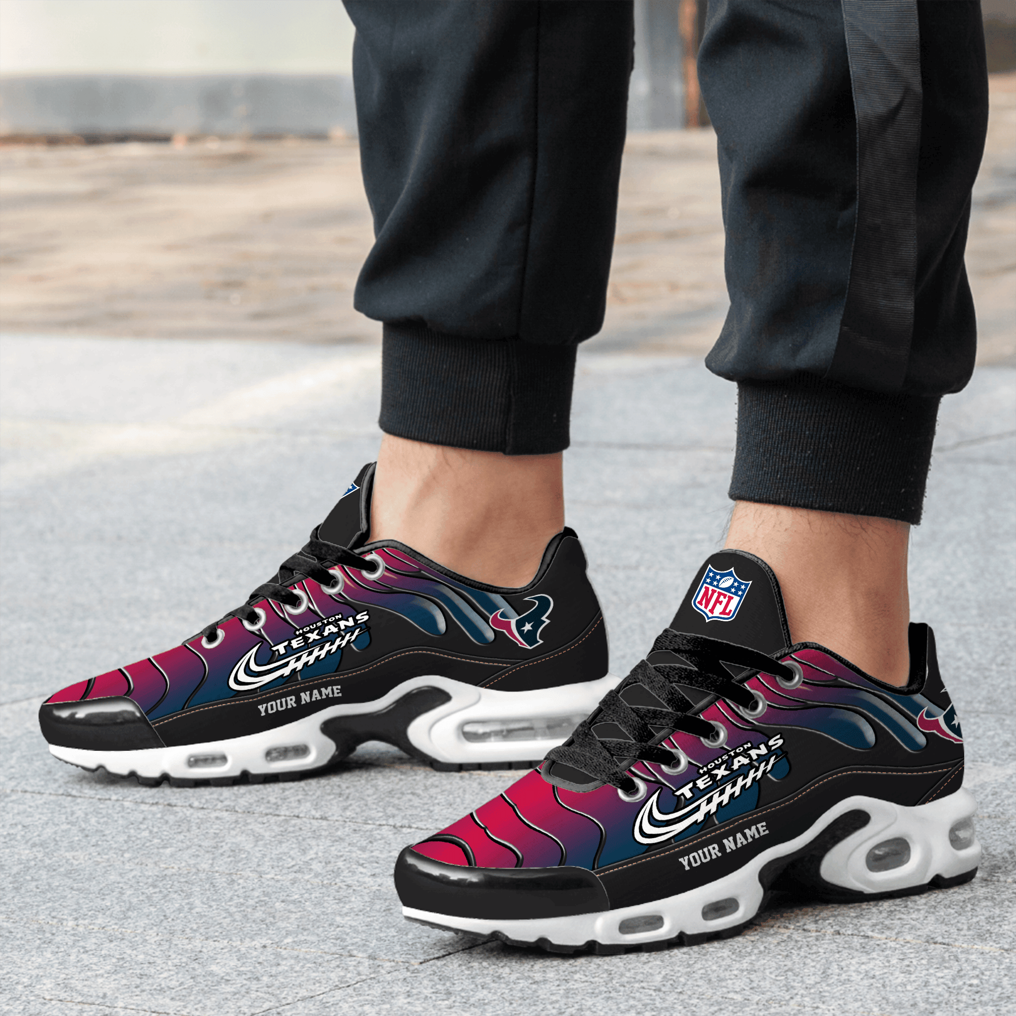 Ideafootwear Houston Texans TN Shoes Sneakers For Men And Women