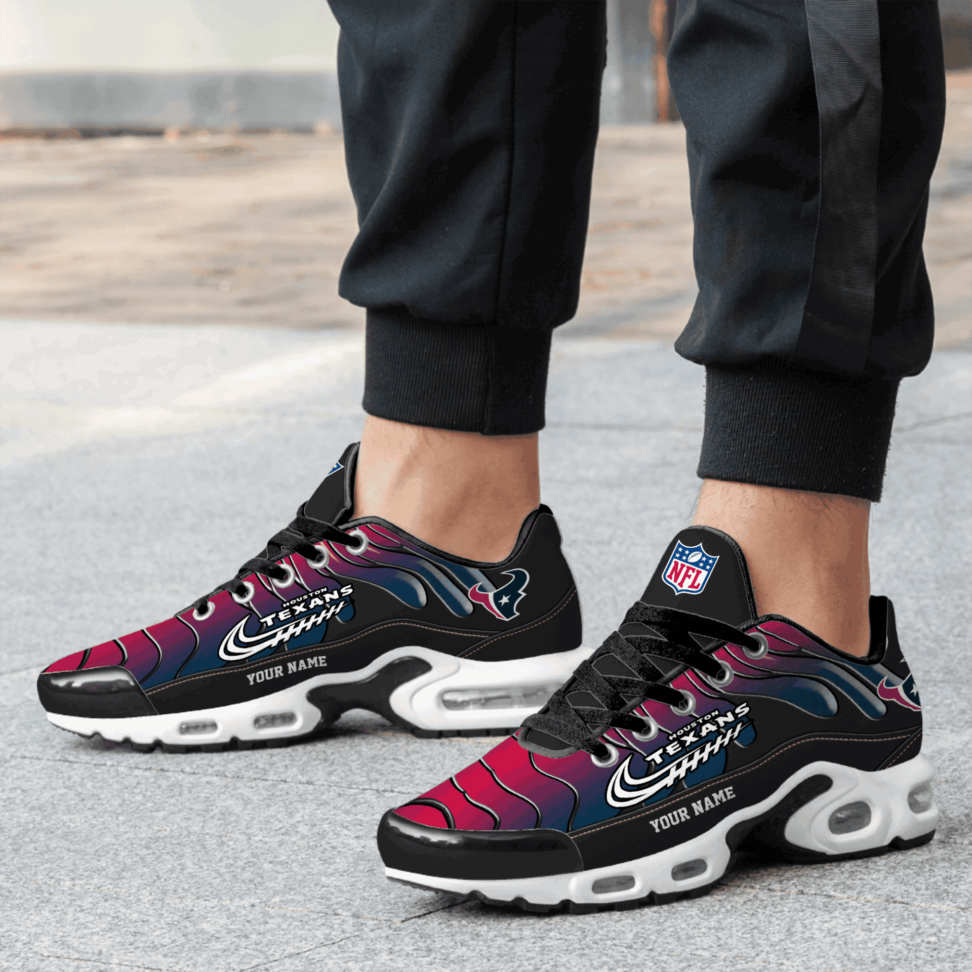 Ideafootwear Houston Texans TN Shoes Sneakers For Men And Women