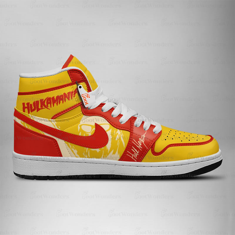 Ideafootwear Hulk Hogan AJ1 High Sneakers Shoes For Men And Women