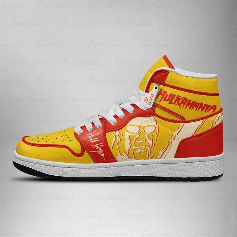 Ideafootwear Hulk Hogan AJ1 High Sneakers Shoes For Men And Women