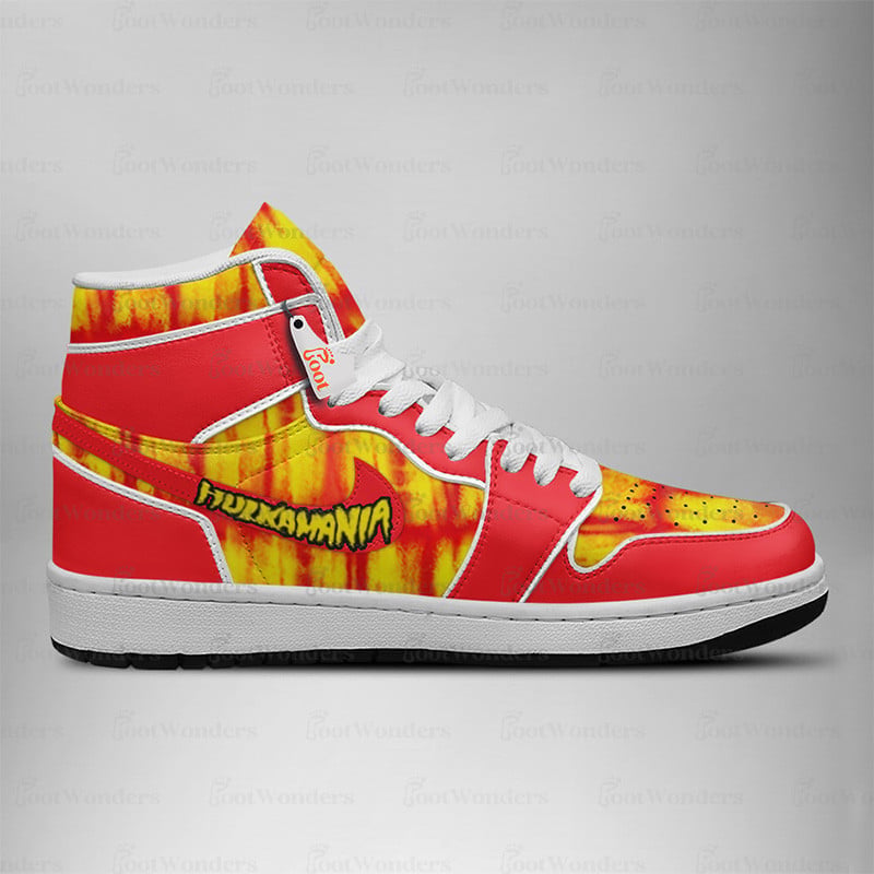 Ideafootwear Hulk Hogan AJ1 High Sneakers Shoes For Men And Women