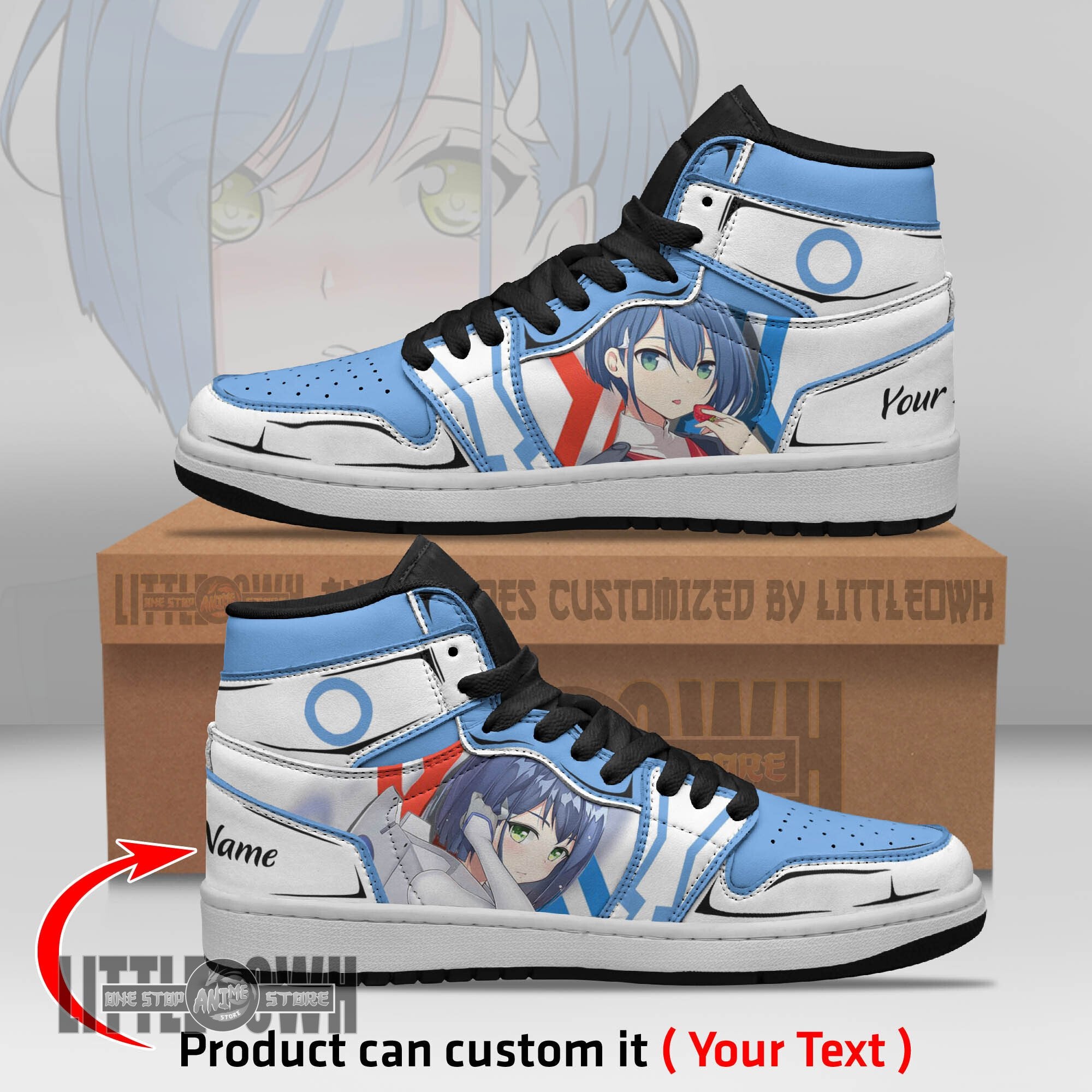 Ideafootwear Ichigo AJ1 High Sneakers Shoes For Men And Women