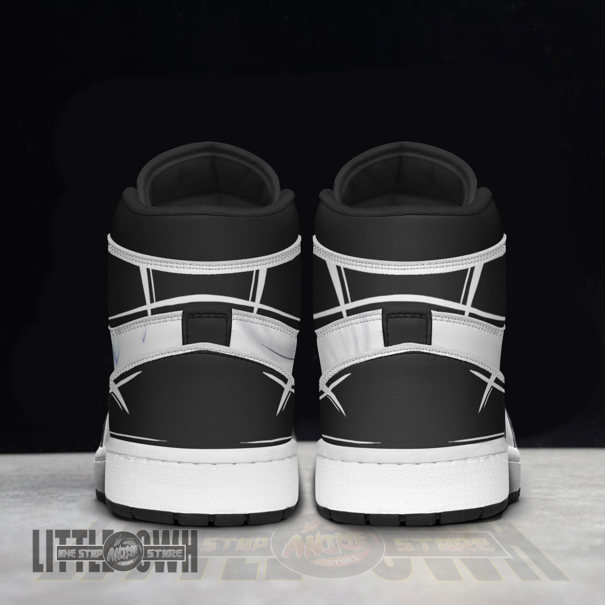Ideafootwear Ichigo Rukia AJ1 High Sneakers Shoes For Men And Women