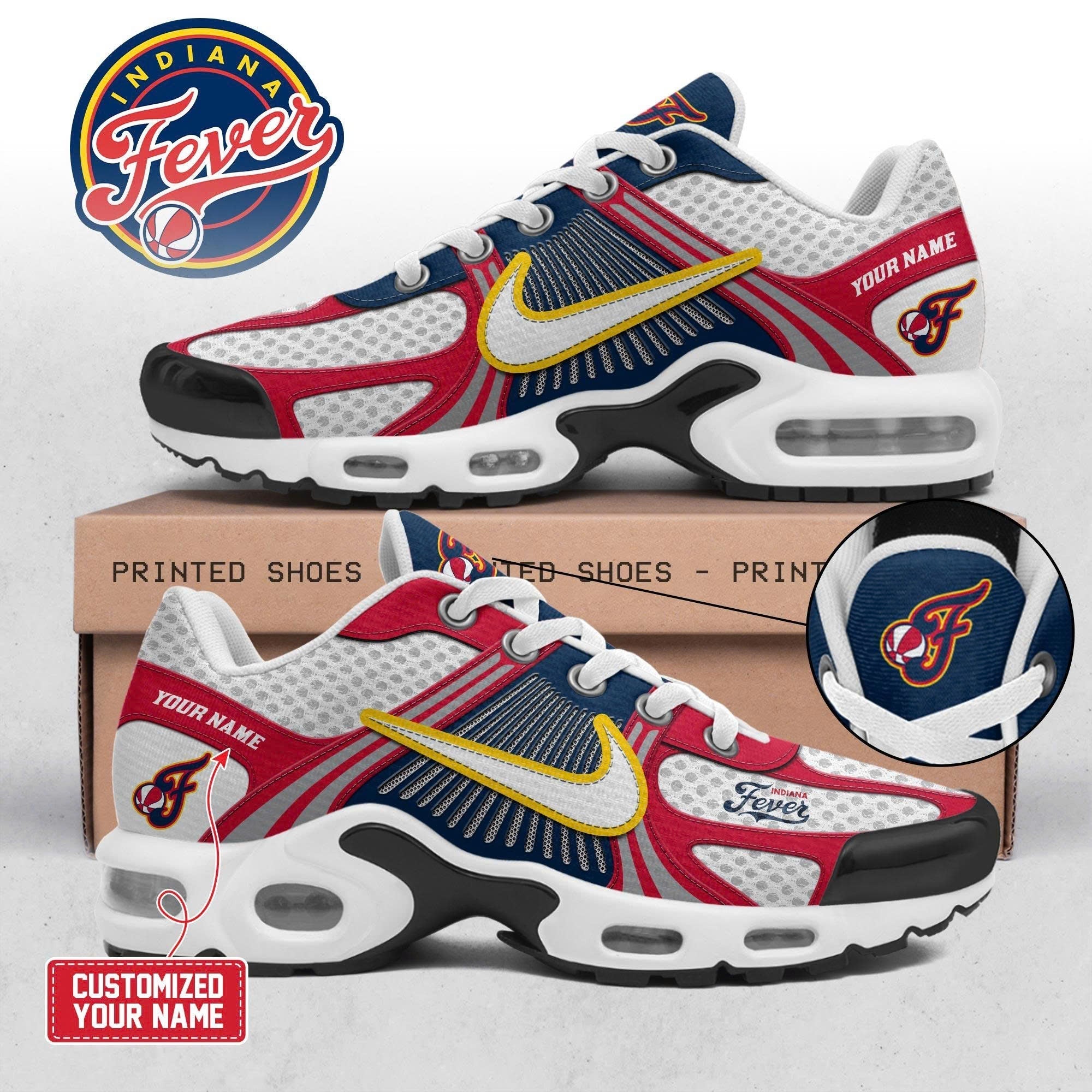 Ideafootwear Indiana Fever TN Shoes Sneakers For Men And Women