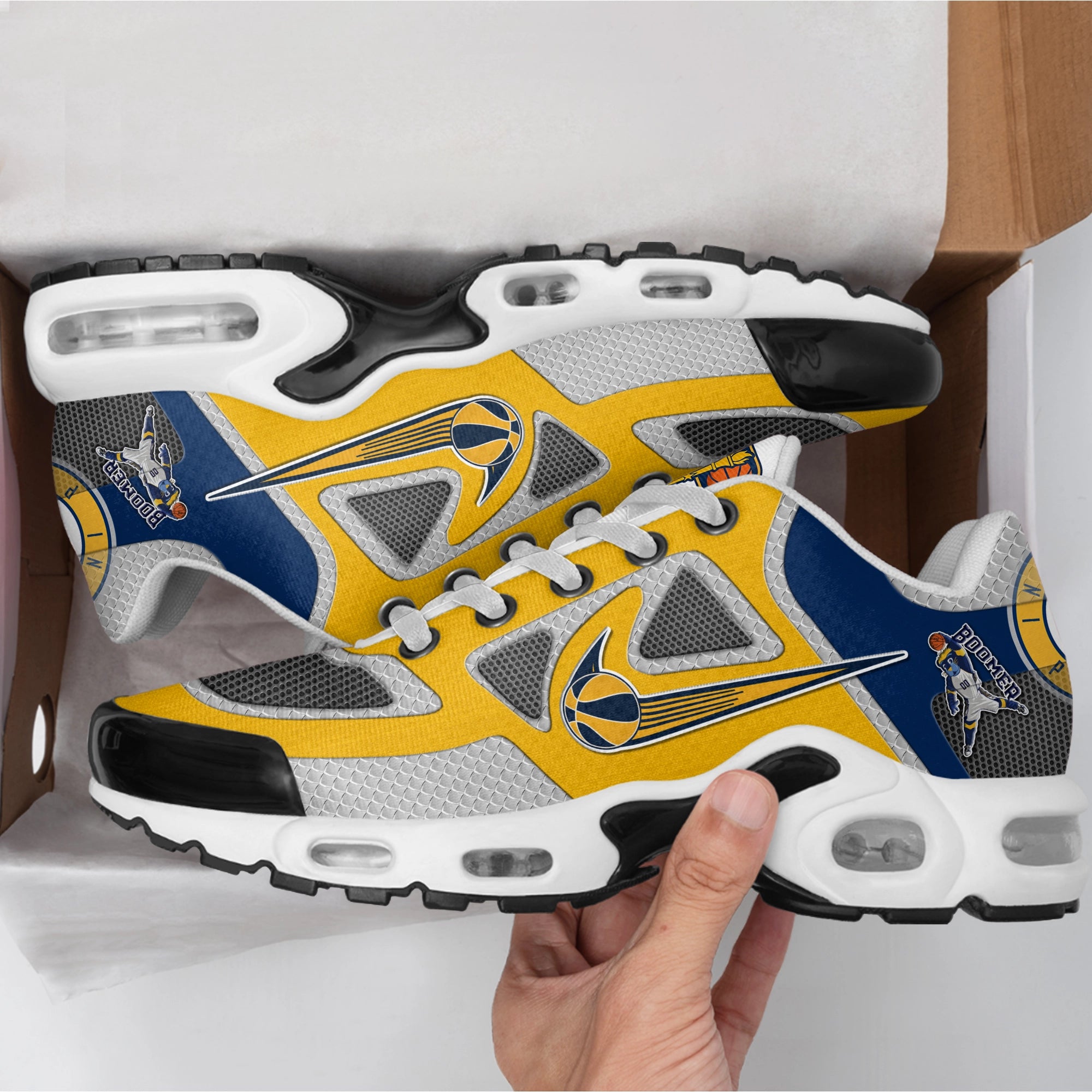 Ideafootwear Indiana Pacers TN Shoes Sneakers For Men And Women