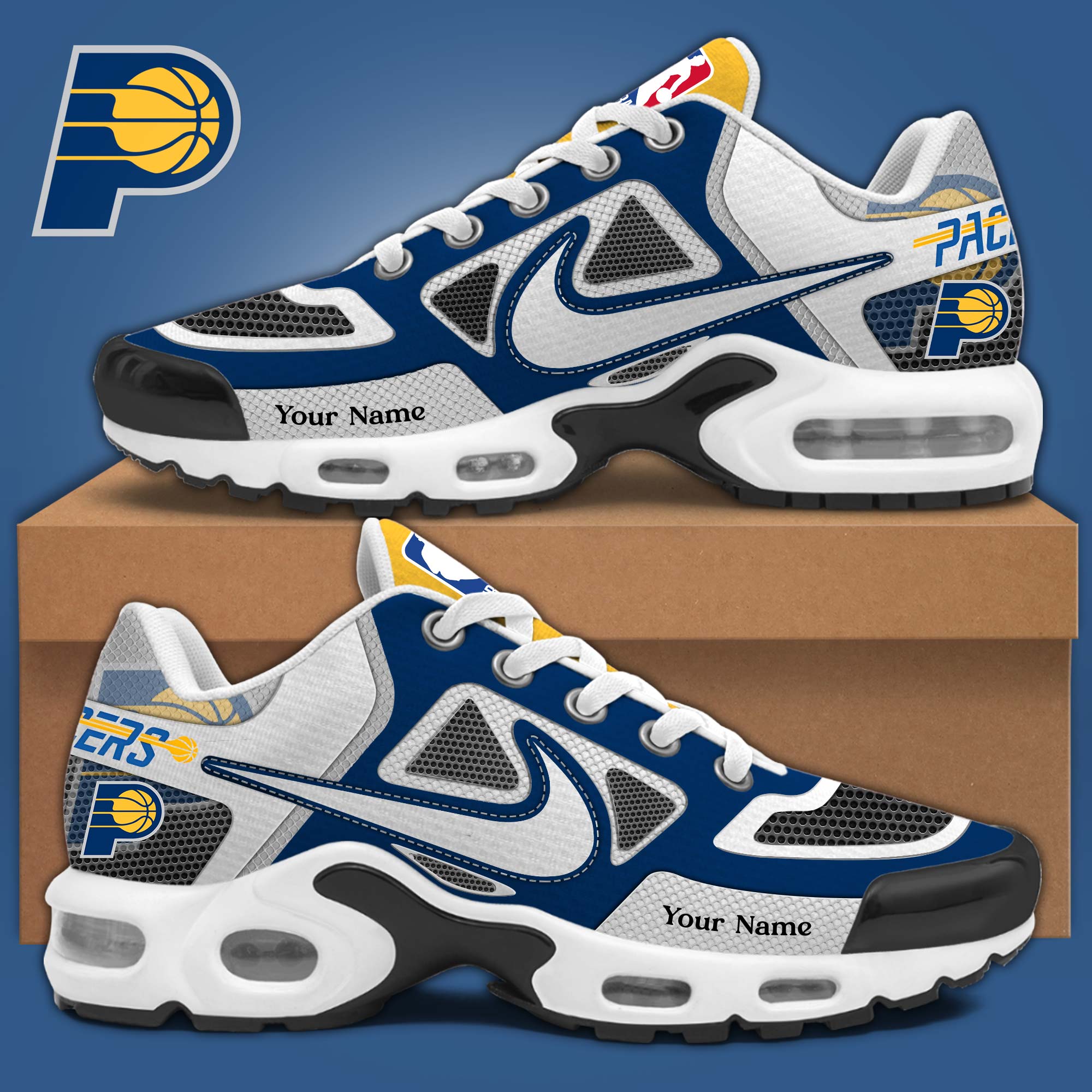 Ideafootwear Indiana Pacers TN Shoes Sneakers For Men And Women