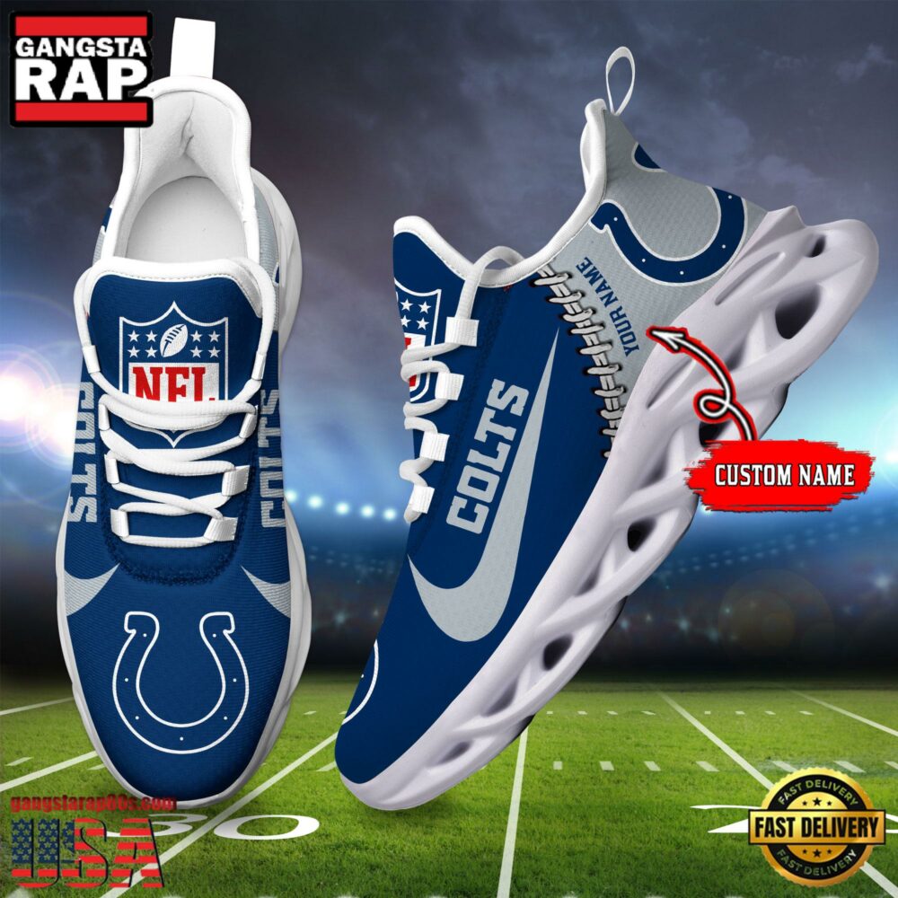 Ideafootwear Indianapolis Colts Max Soul Shoes Sneakers For Men And Women