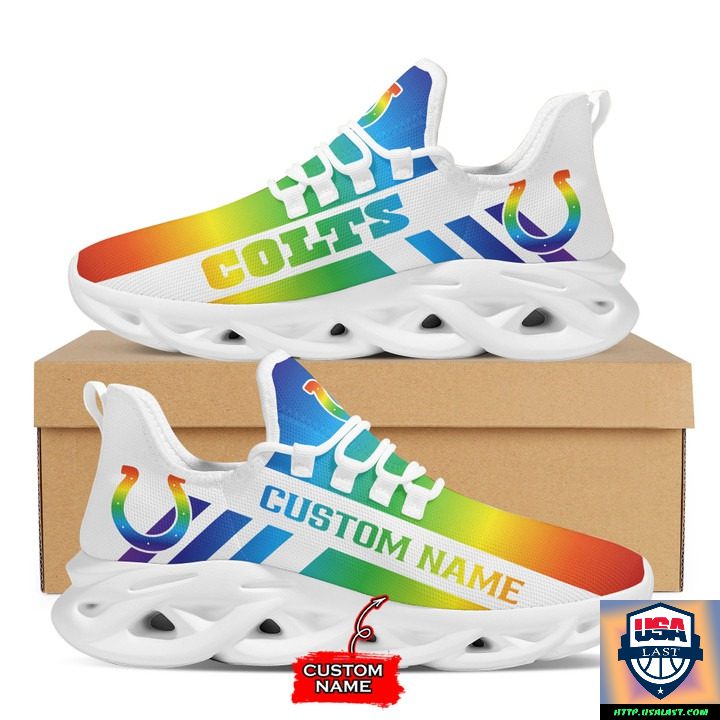 Ideafootwear Indianapolis Colts Max Soul Shoes Sneakers For Men And Women