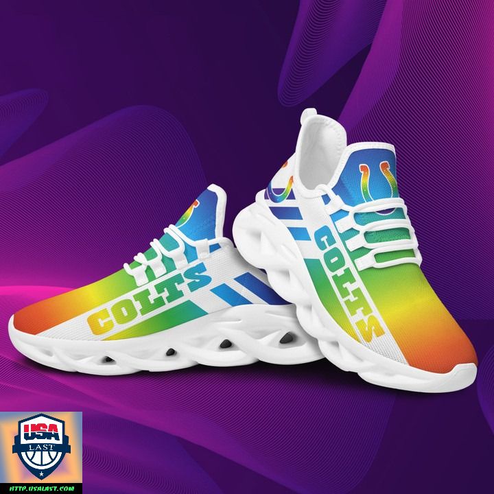 Ideafootwear Indianapolis Colts Max Soul Shoes Sneakers For Men And Women