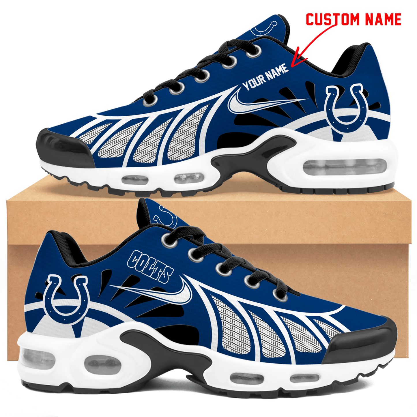 Ideafootwear Indianapolis Colts TN Shoes Sneakers For Men And Women
