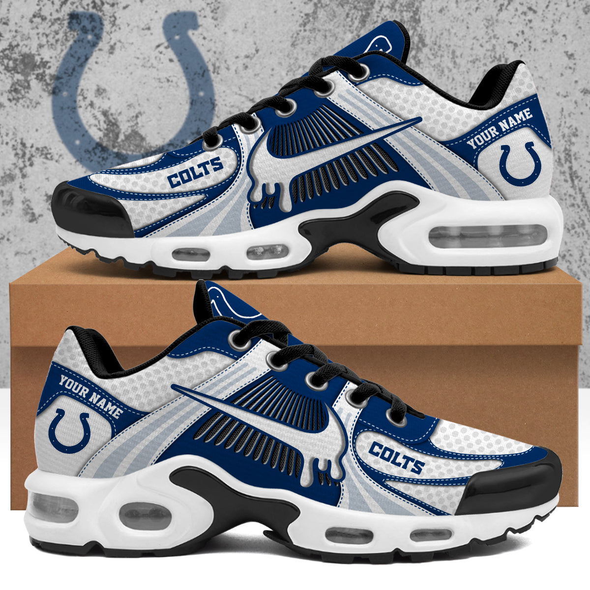Ideafootwear Indianapolis Colts TN Shoes Sneakers For Men And Women