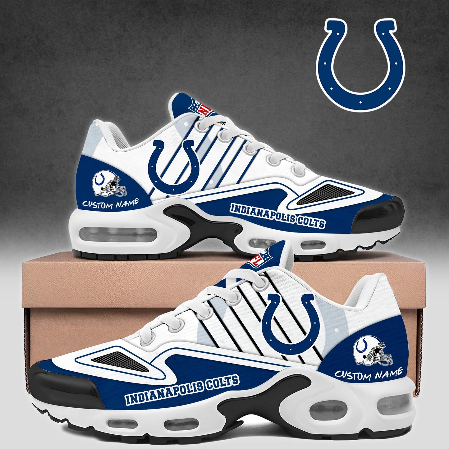 Ideafootwear Indianapolis Colts TN Shoes Sneakers For Men And Women