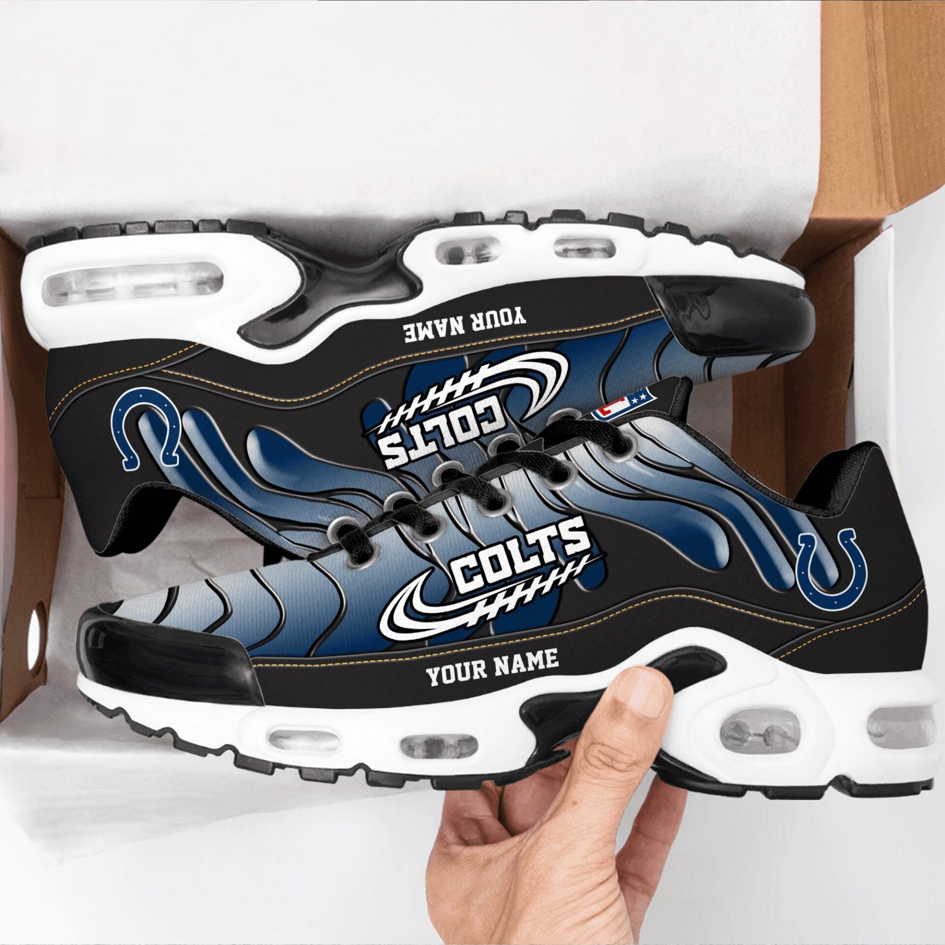 Ideafootwear Indianapolis Colts TN Shoes Sneakers For Men And Women