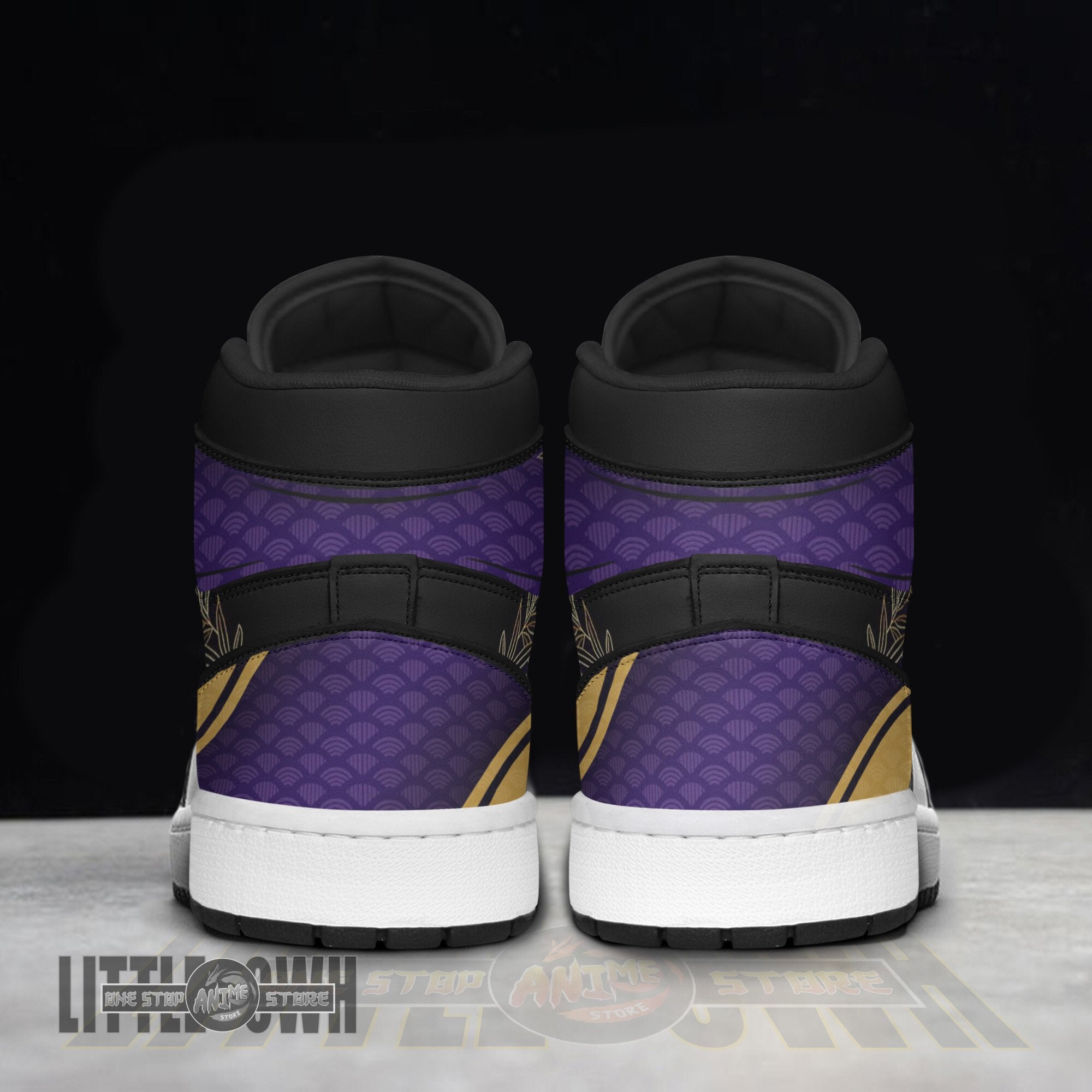 Ideafootwear Inosuke Hashibira AJ1 High Sneakers Shoes For Men And Women