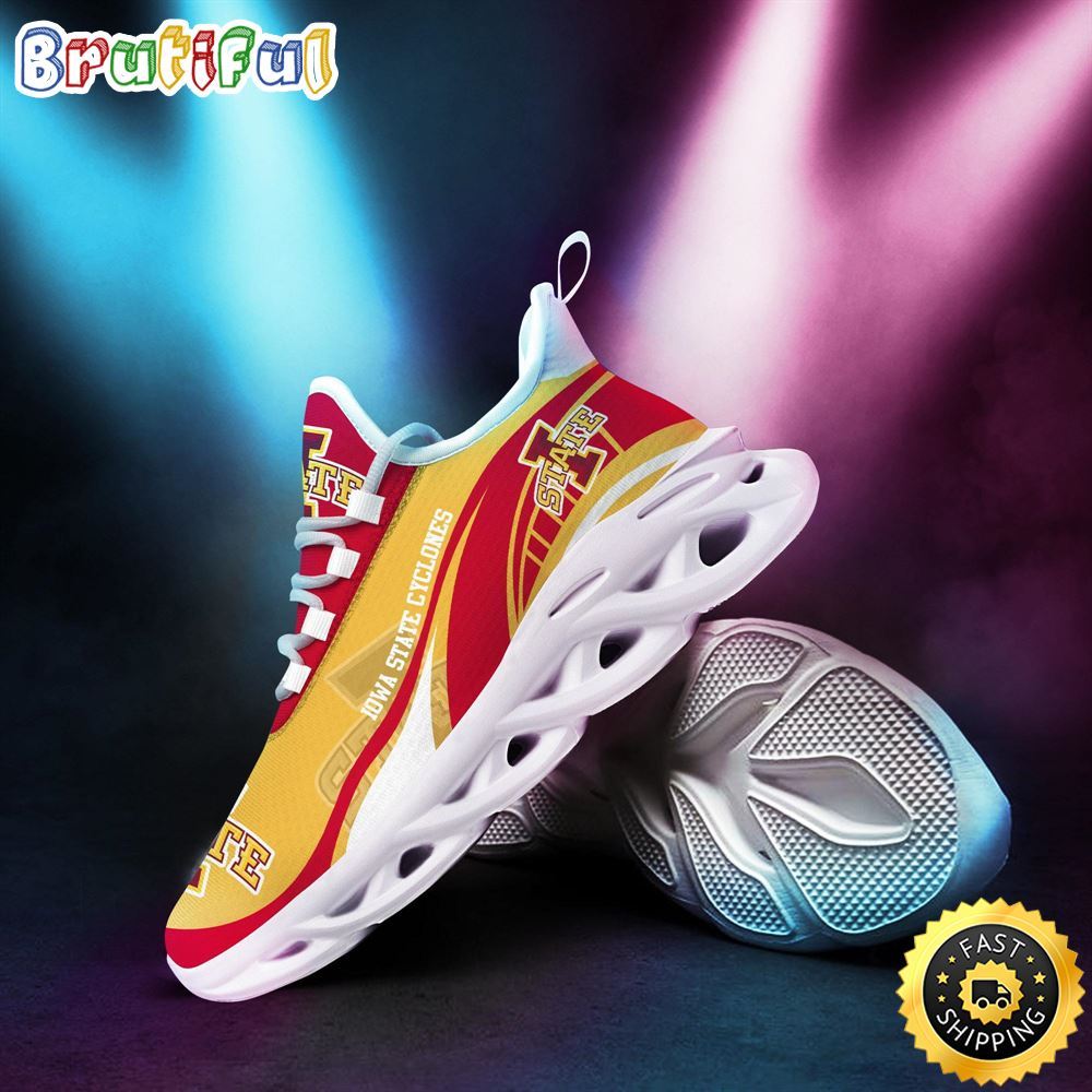 Ideafootwear Iowa State Cyclones Max Soul Shoes Sneakers For Men And Women