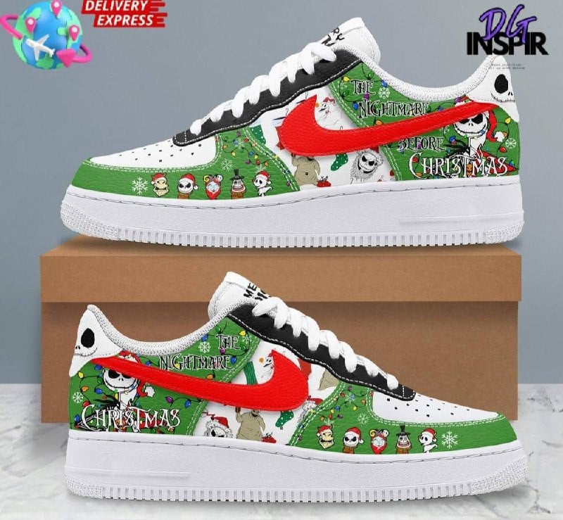 Ideafootwear Jack Skellington Air Low-Top Sneakers Shoes For Men And Women 1