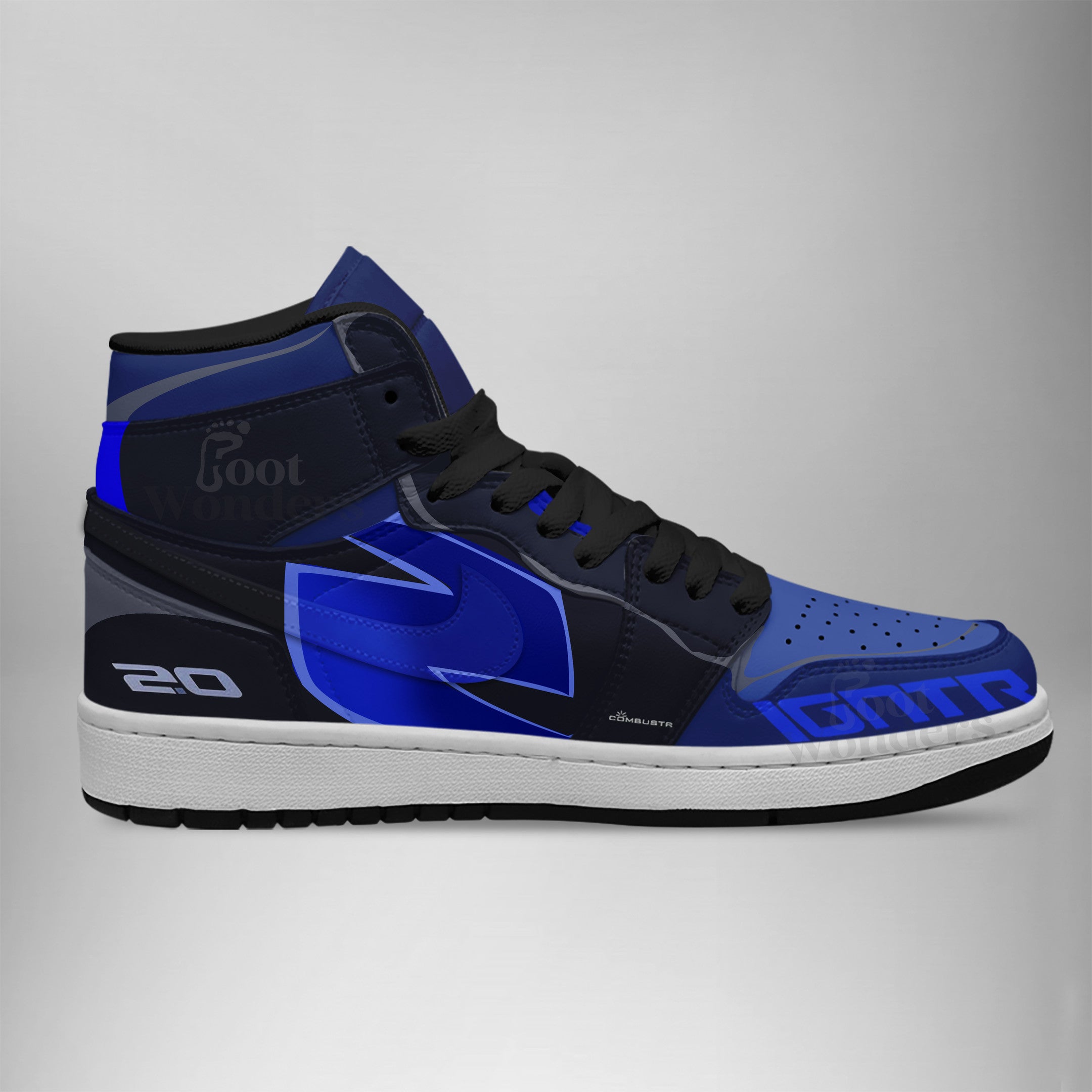 Ideafootwear Jackson Storm AJ1 High Sneakers Shoes For Men And Women