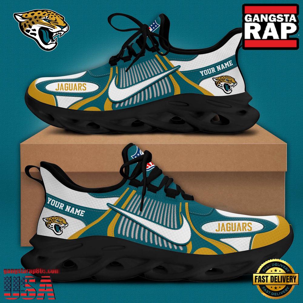 Ideafootwear Jacksonville Jaguars Max Soul Shoes Sneakers For Men And Women