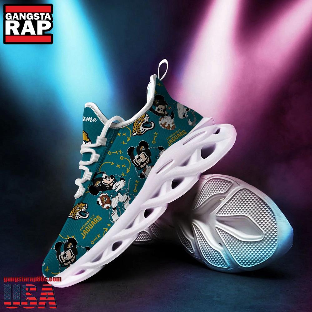 Ideafootwear Jacksonville Jaguars Max Soul Shoes Sneakers For Men And Women