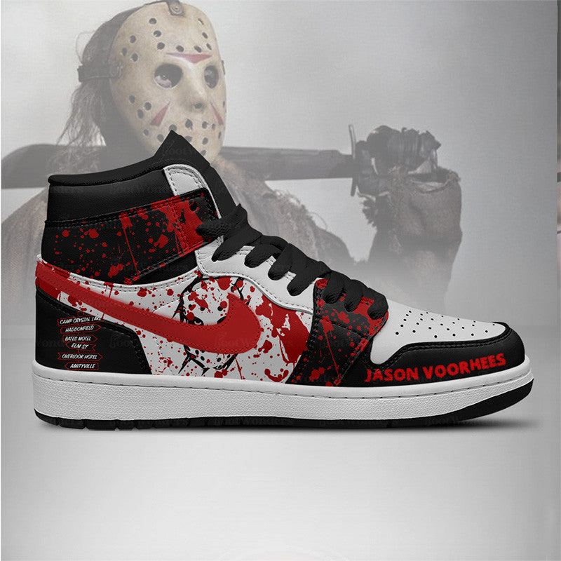 Ideafootwear Jasonoorhees AJ1 High Sneakers Shoes For Men And Women