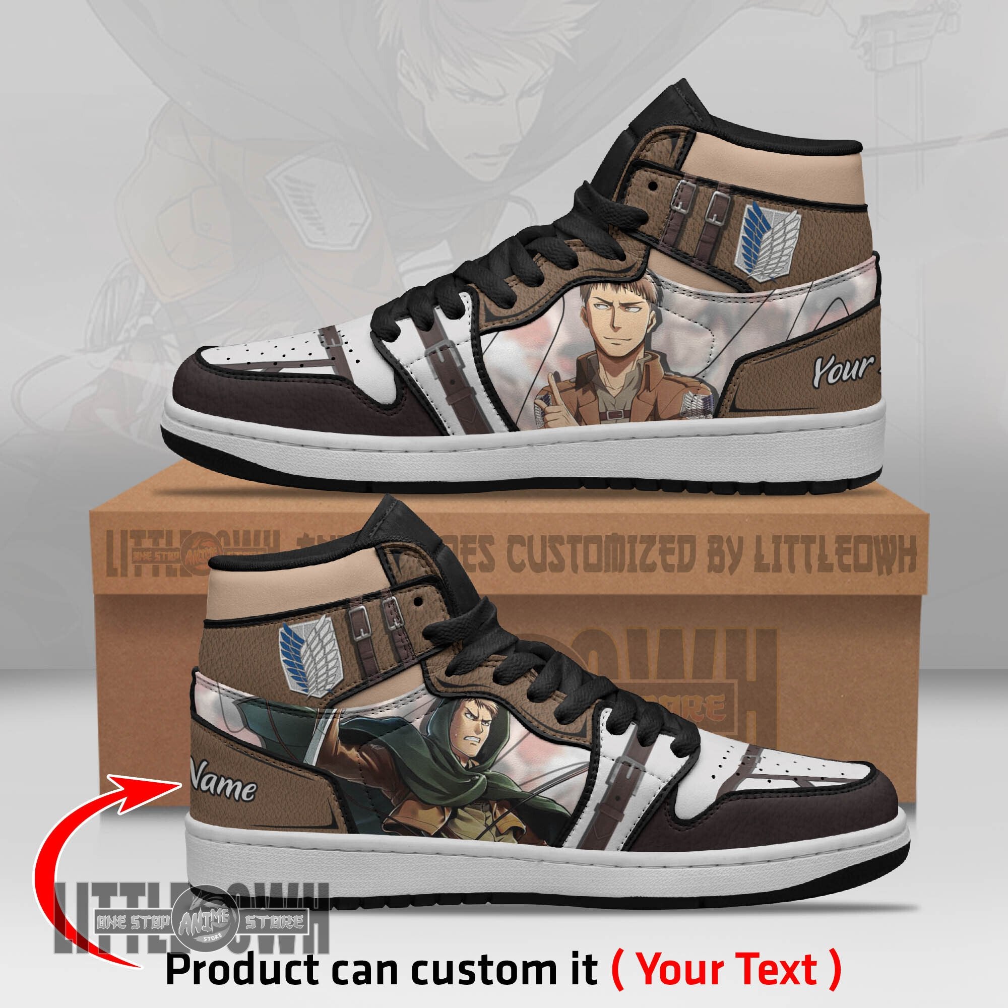 Ideafootwear Jean Kirstein AJ1 High Sneakers Shoes For Men And Women
