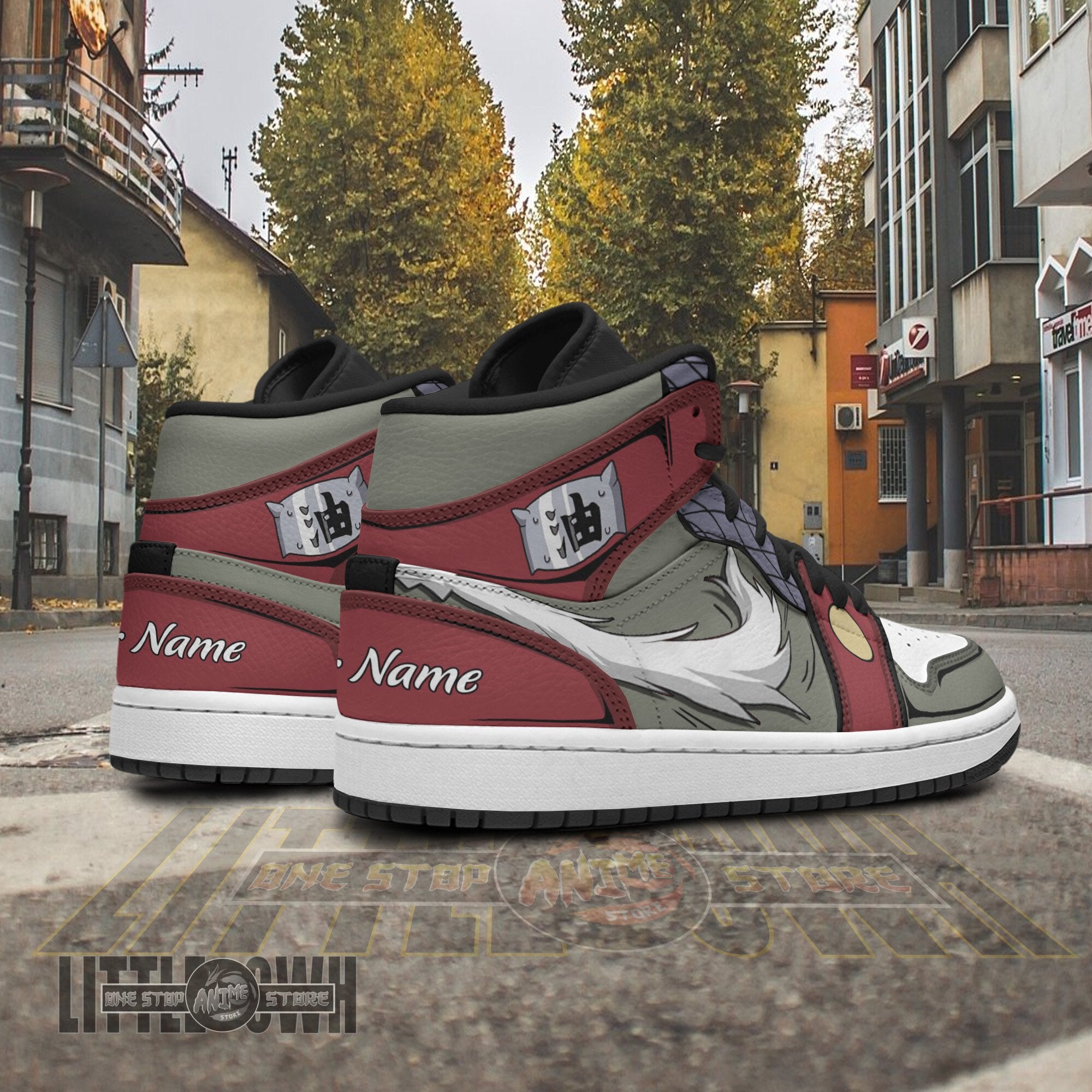 Ideafootwear Jiraiya AJ1 High Sneakers Shoes For Men And Women