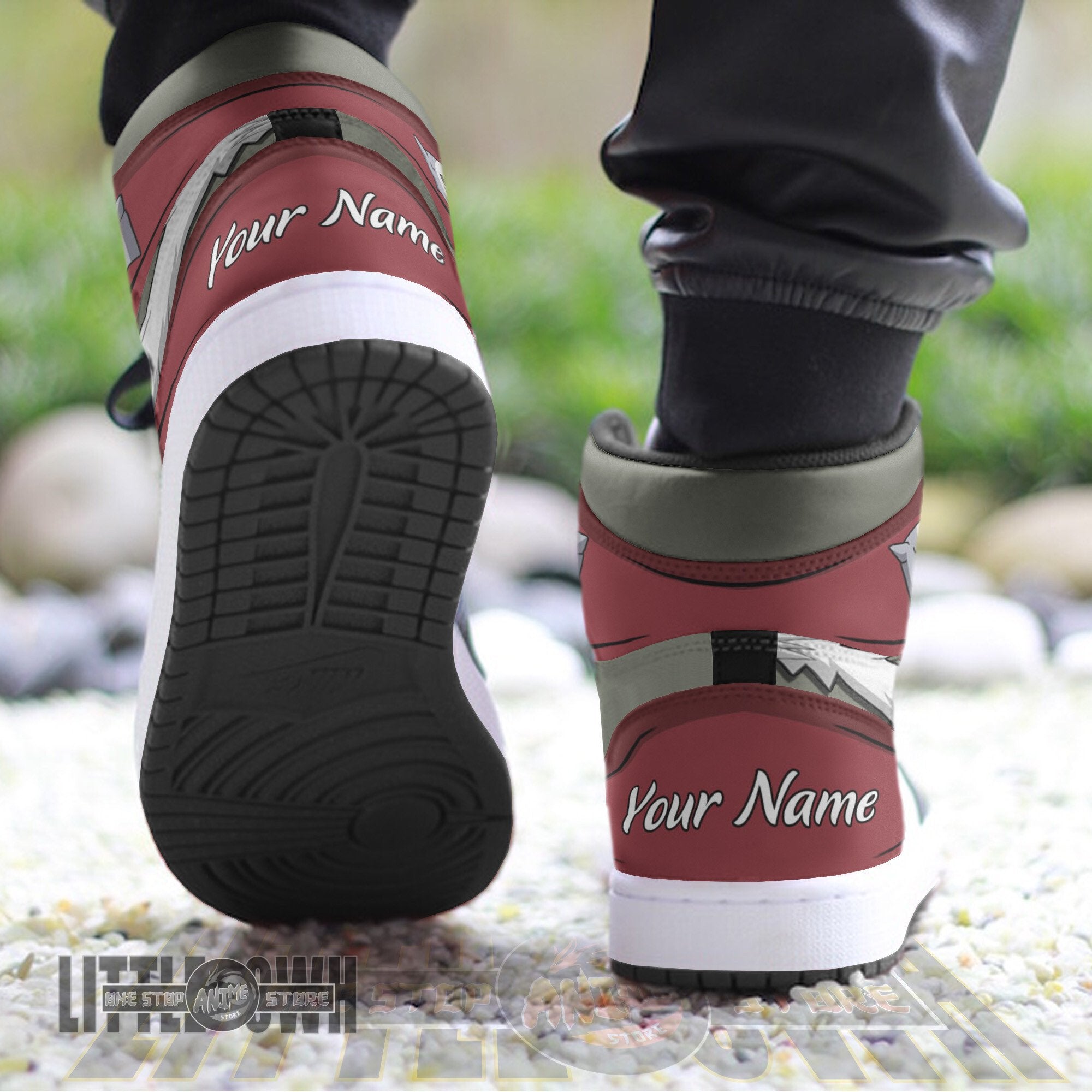 Ideafootwear Jiraiya AJ1 High Sneakers Shoes For Men And Women