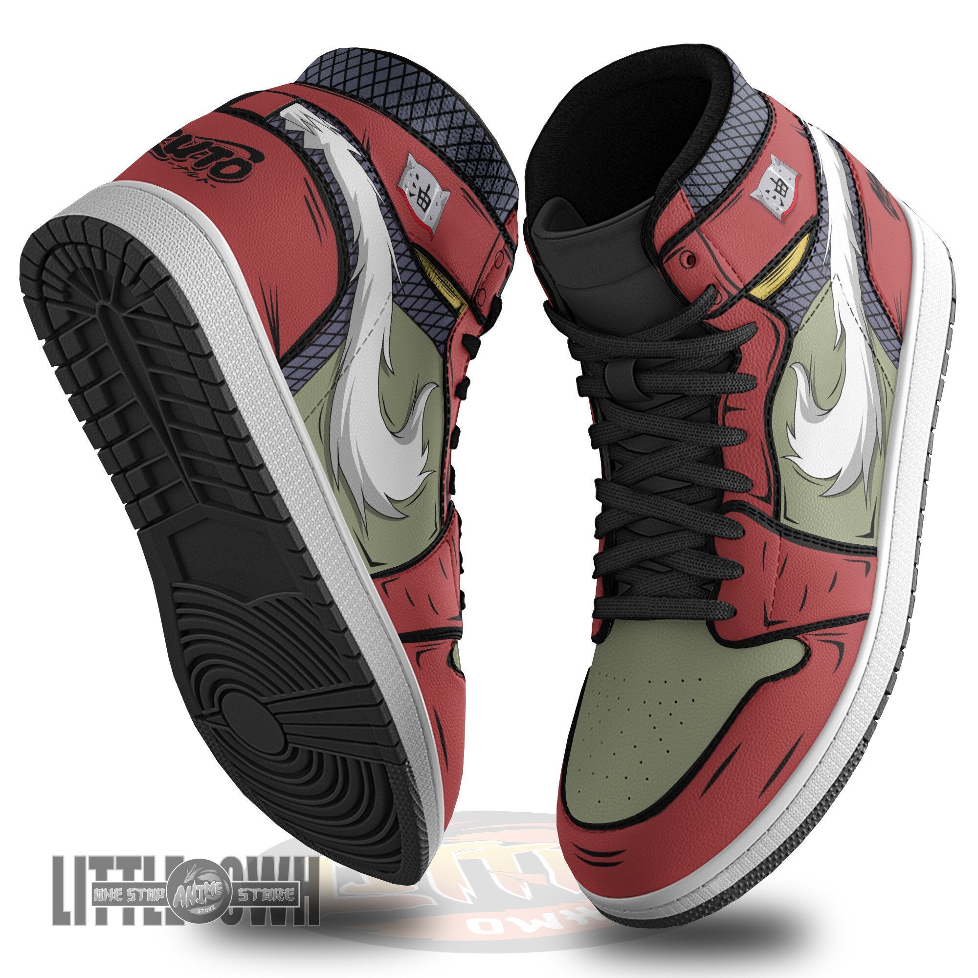 Ideafootwear Jiraiya AJ1 High Sneakers Shoes For Men And Women