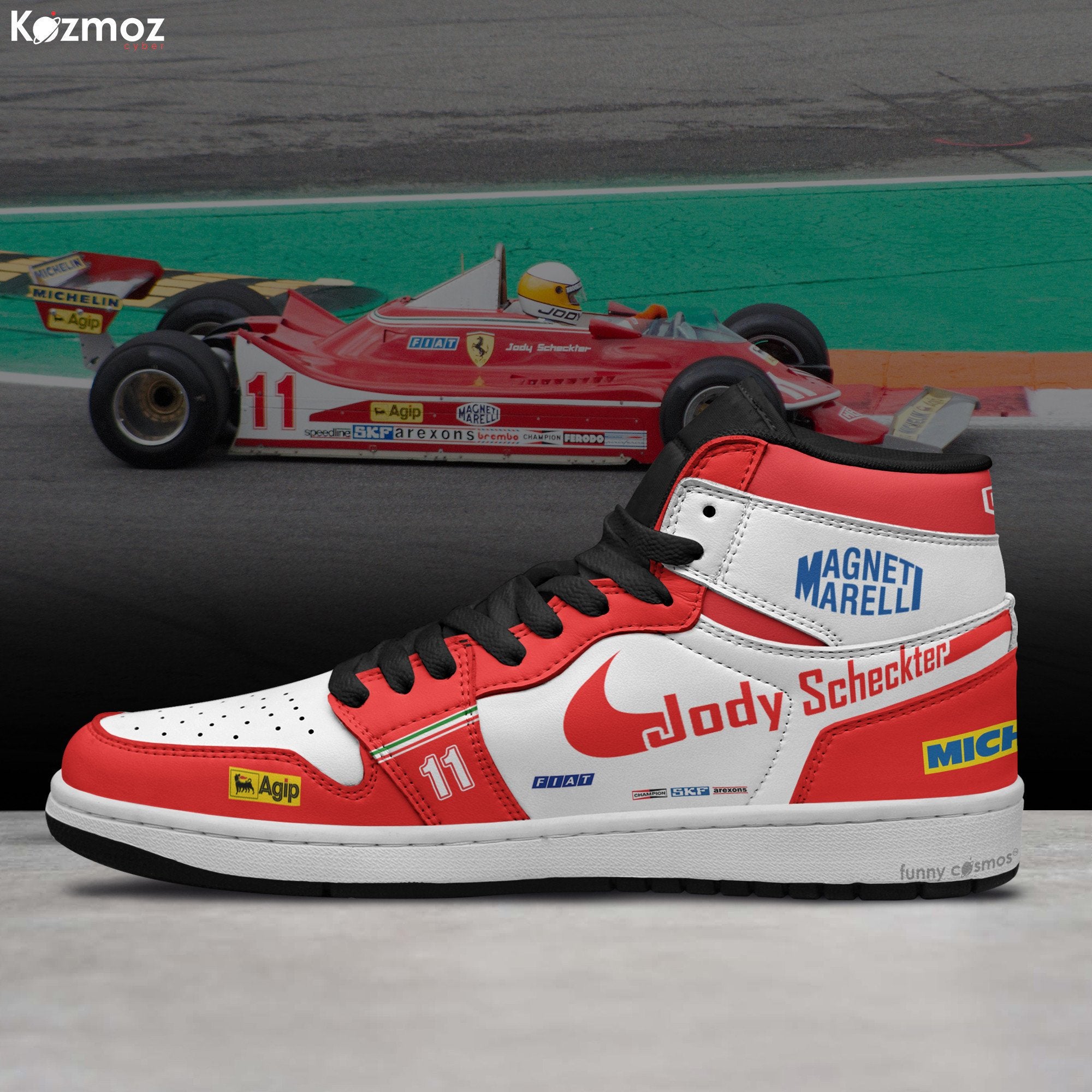 Ideafootwear Jody Scheckter AJ1 High Sneakers Shoes For Men And Women