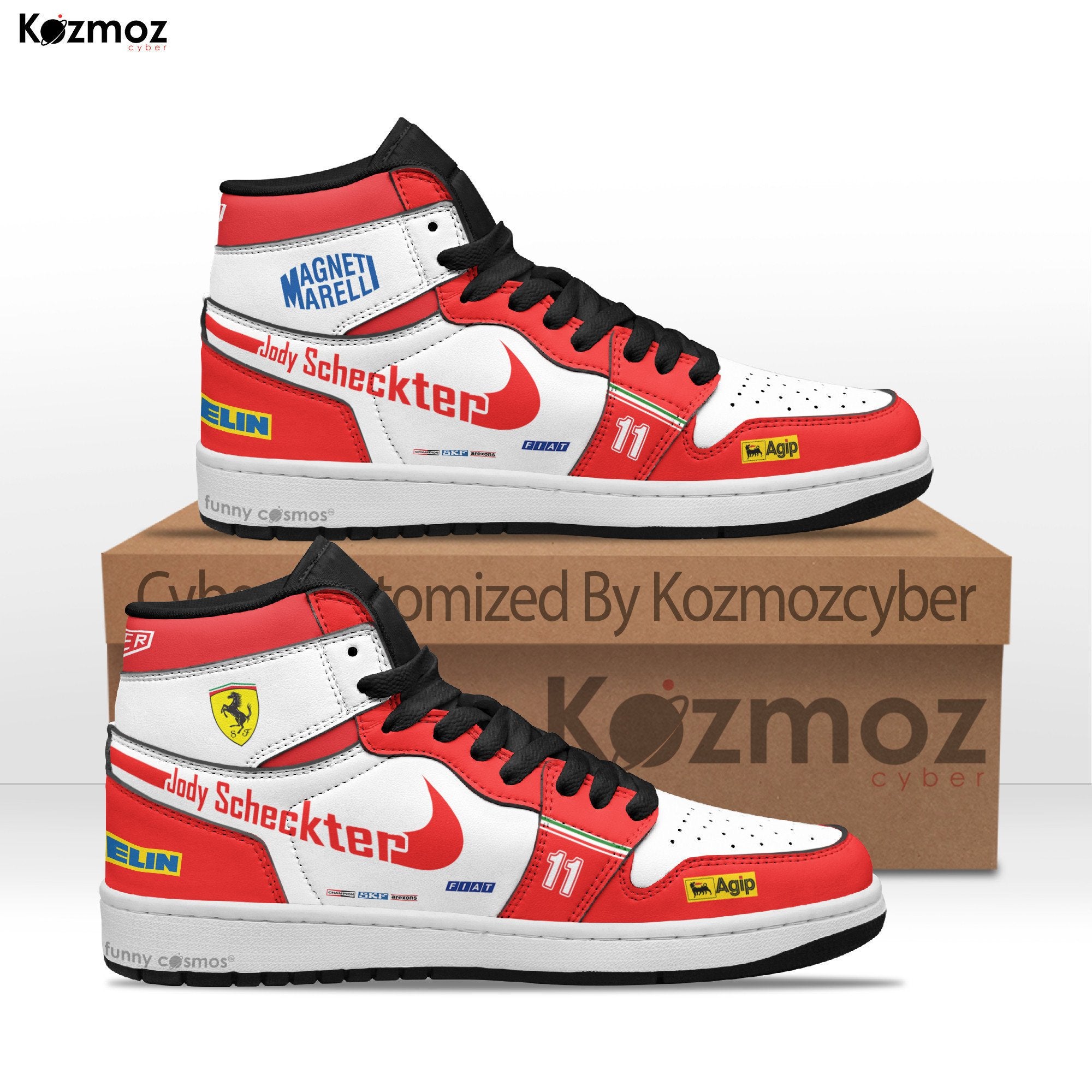 Ideafootwear Jody Scheckter AJ1 High Sneakers Shoes For Men And Women