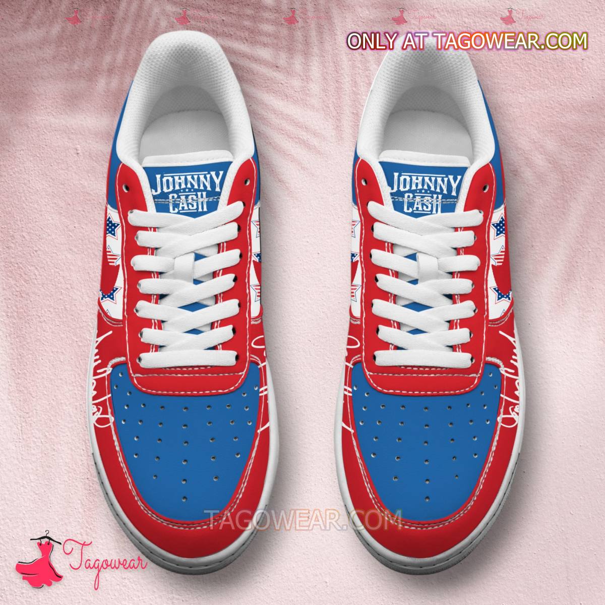 Ideafootwear Johnny Cash Air Low-Top Sneakers Shoes For Men And Women 3