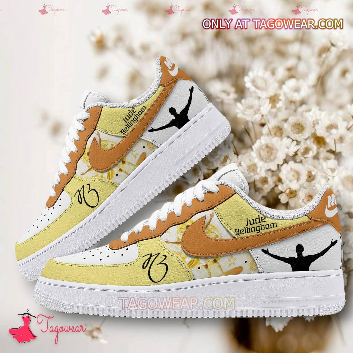 Ideafootwear Jude Bellingham Air Low-Top Sneakers Shoes For Men And Women 2