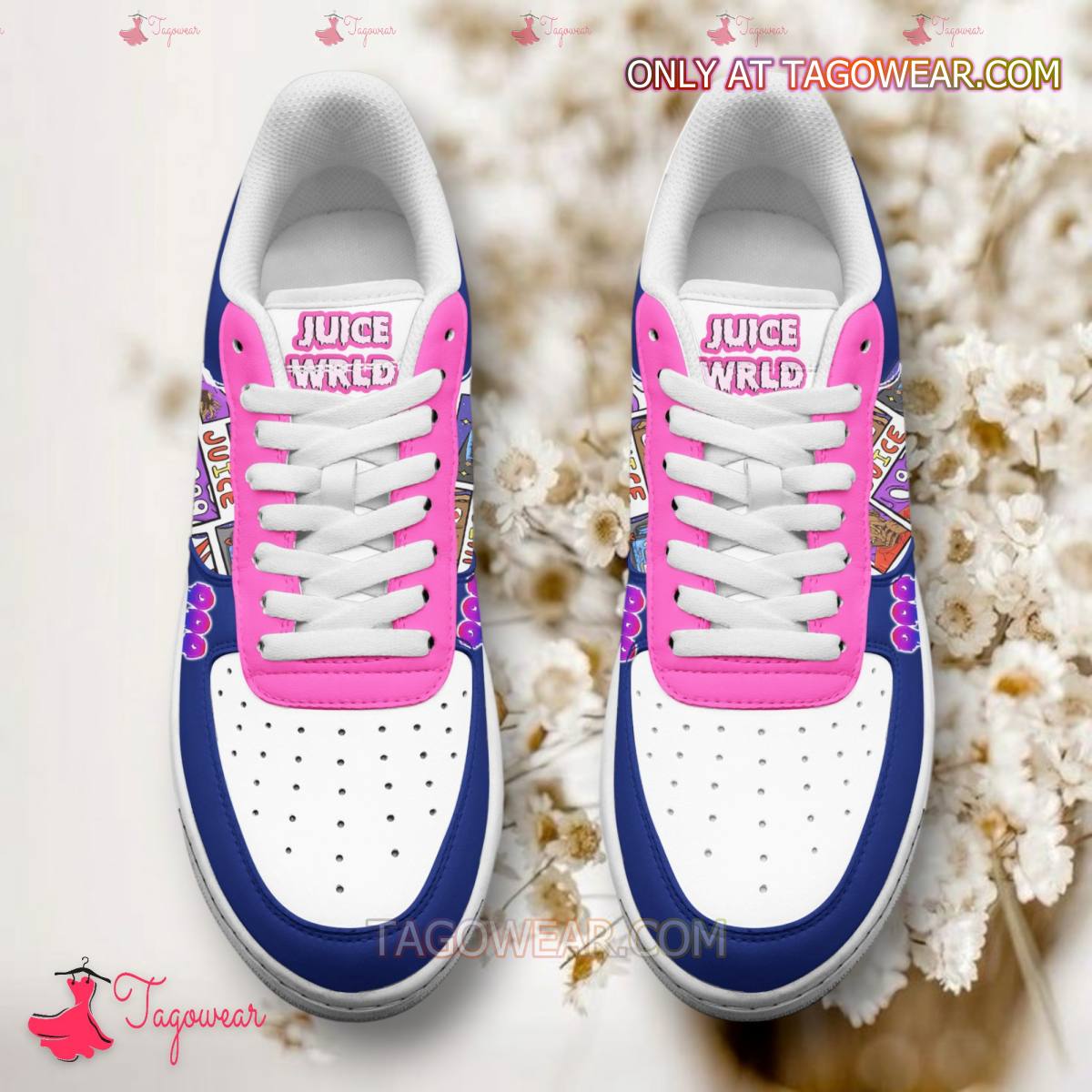Ideafootwear Juice Wrld 999 Car Air Low-Top Sneakers Shoes For Men And Women 3