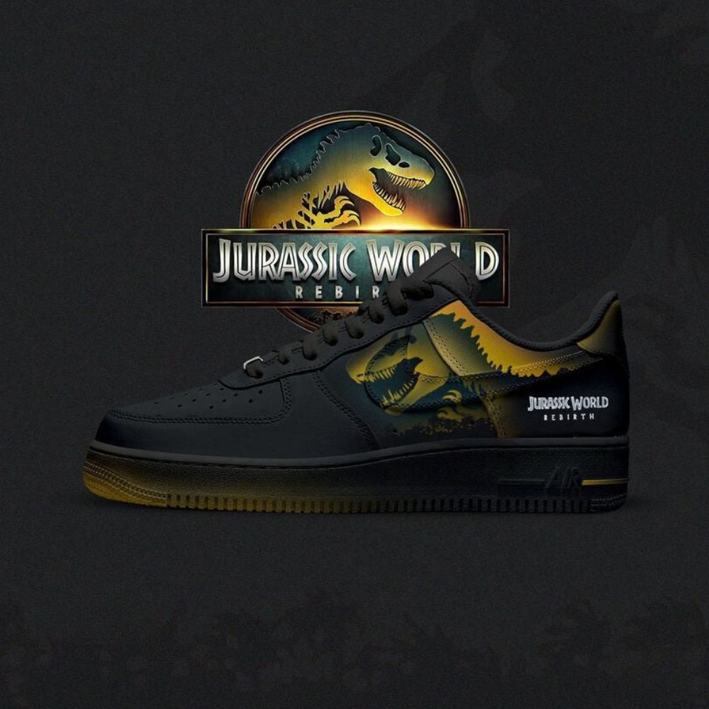 Ideafootwear Jurrasic Jurrasic Park Air Low-Top Sneakers Shoes For Men And Women 1