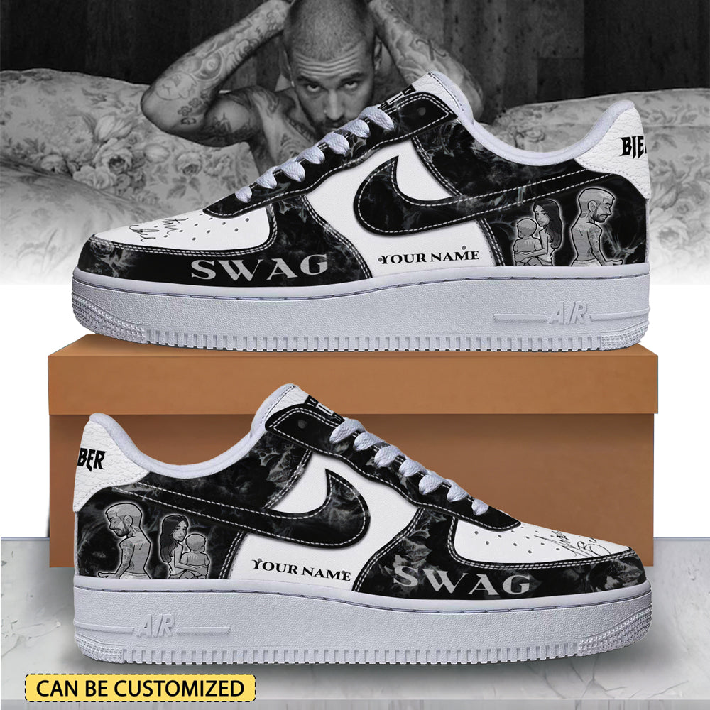 Ideafootwear Justin Bieber Air Low-Top Sneakers Shoes For Men And Women 1