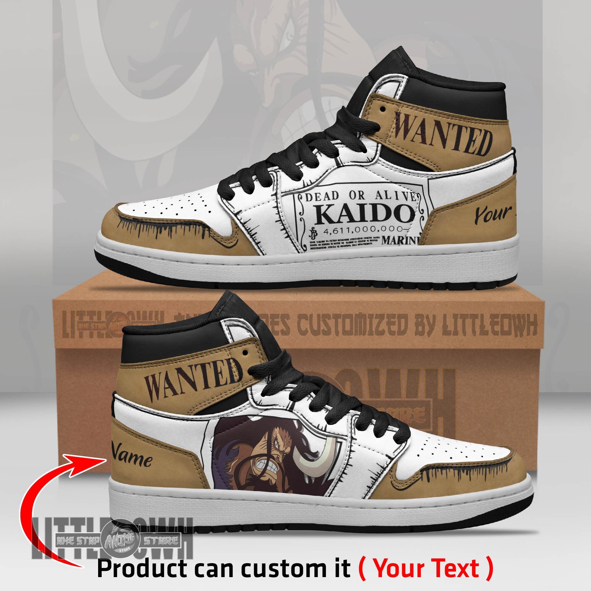 Ideafootwear Kaido AJ1 High Sneakers Shoes For Men And Women