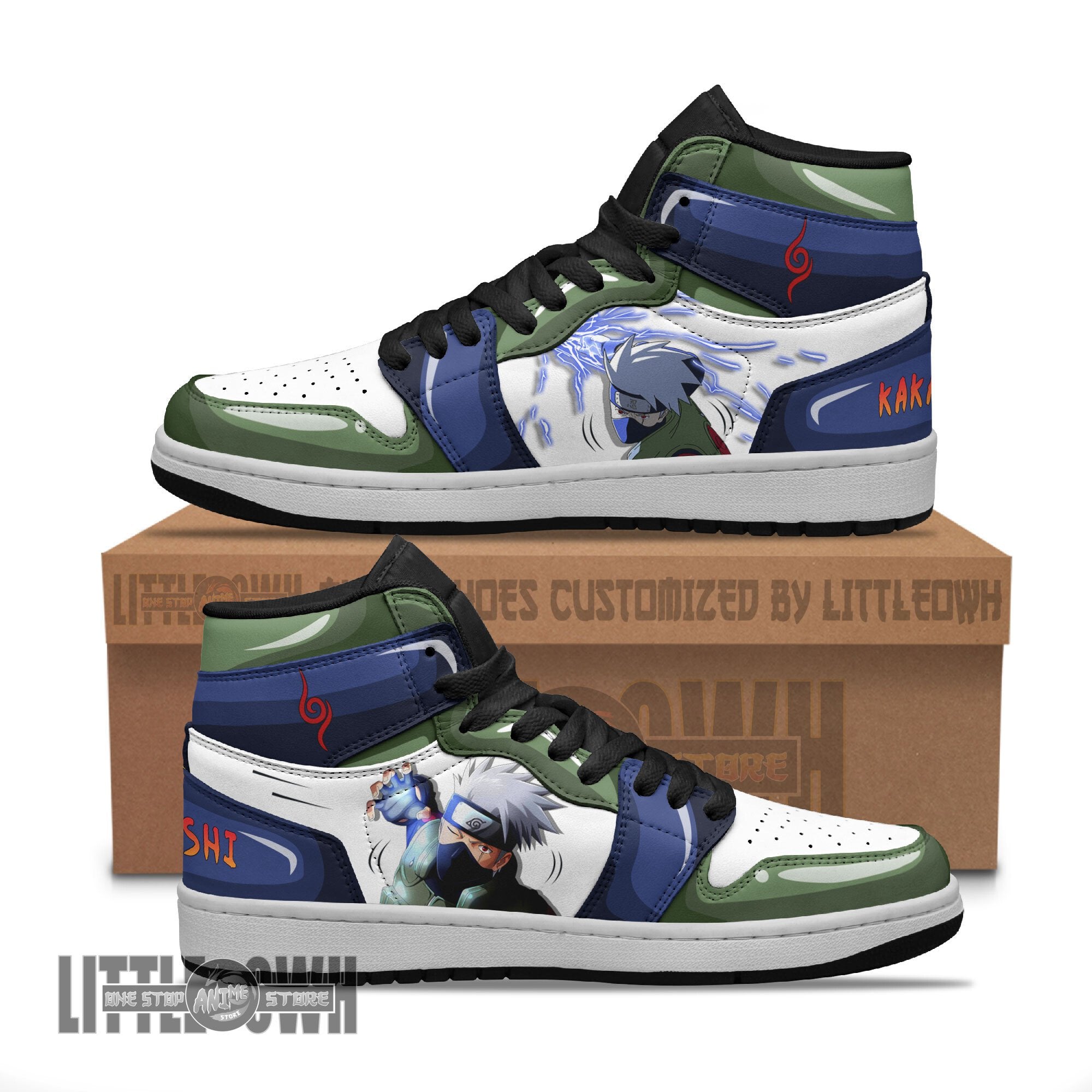 Ideafootwear Kakashi AJ1 High Sneakers Shoes For Men And Women