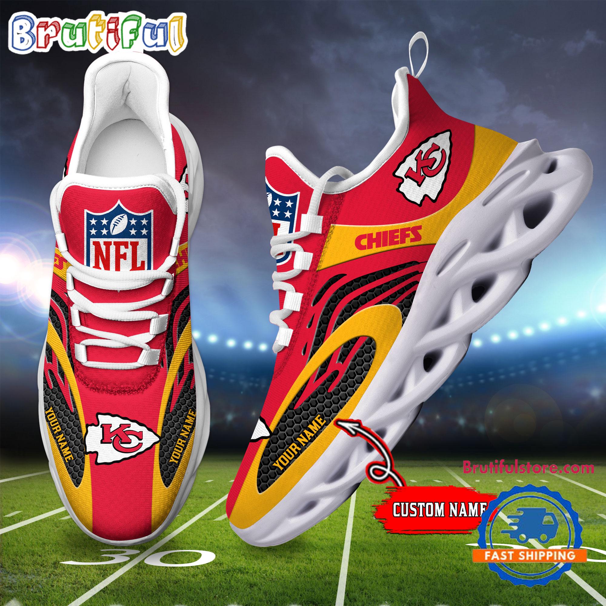 Ideafootwear Kansas City Chiefs Max Soul Shoes Sneakers For Men And Women