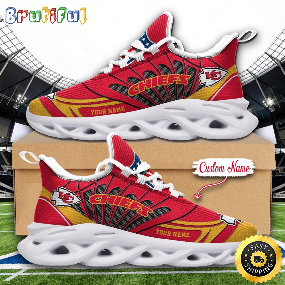Ideafootwear Kansas City Chiefs Max Soul Shoes Sneakers For Men And Women