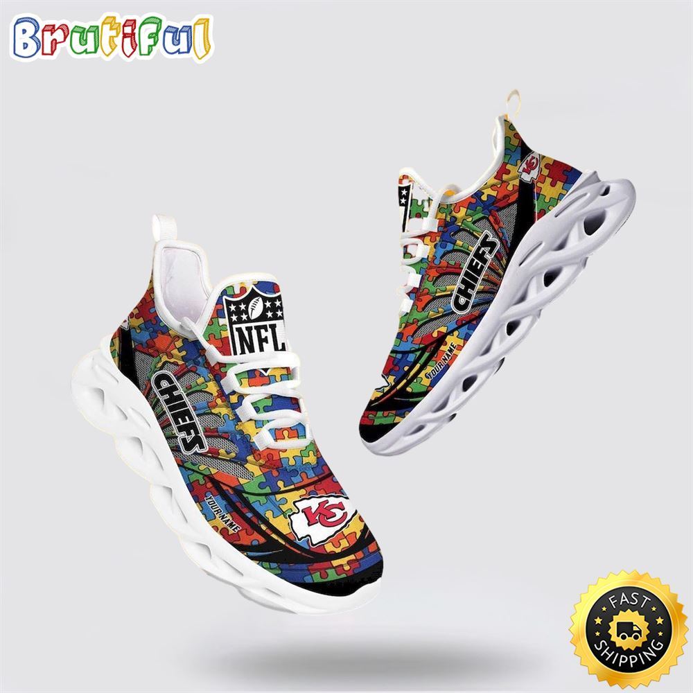 Ideafootwear Kansas City Chiefs Max Soul Shoes Sneakers For Men And Women