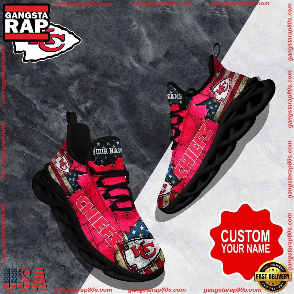 Ideafootwear Kansas City Chiefs Max Soul Shoes Sneakers For Men And Women