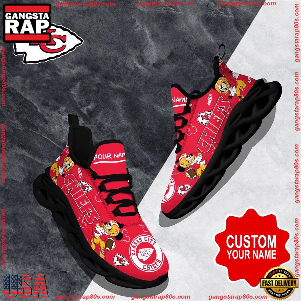 Ideafootwear Kansas City Chiefs Max Soul Shoes Sneakers For Men And Women