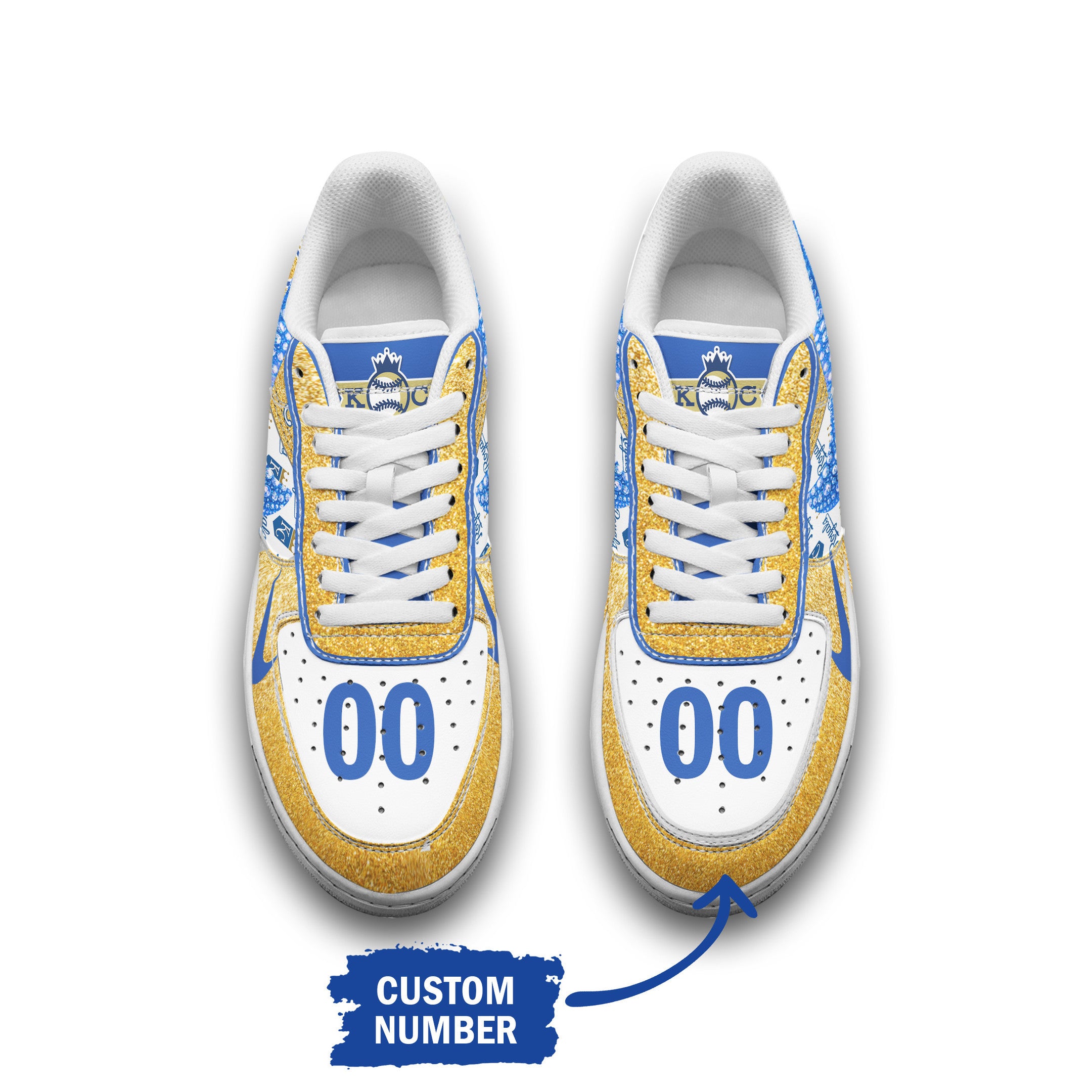 Ideafootwear Kansas City Royals Air Low-Top Sneakers Shoes For Men And Women 4