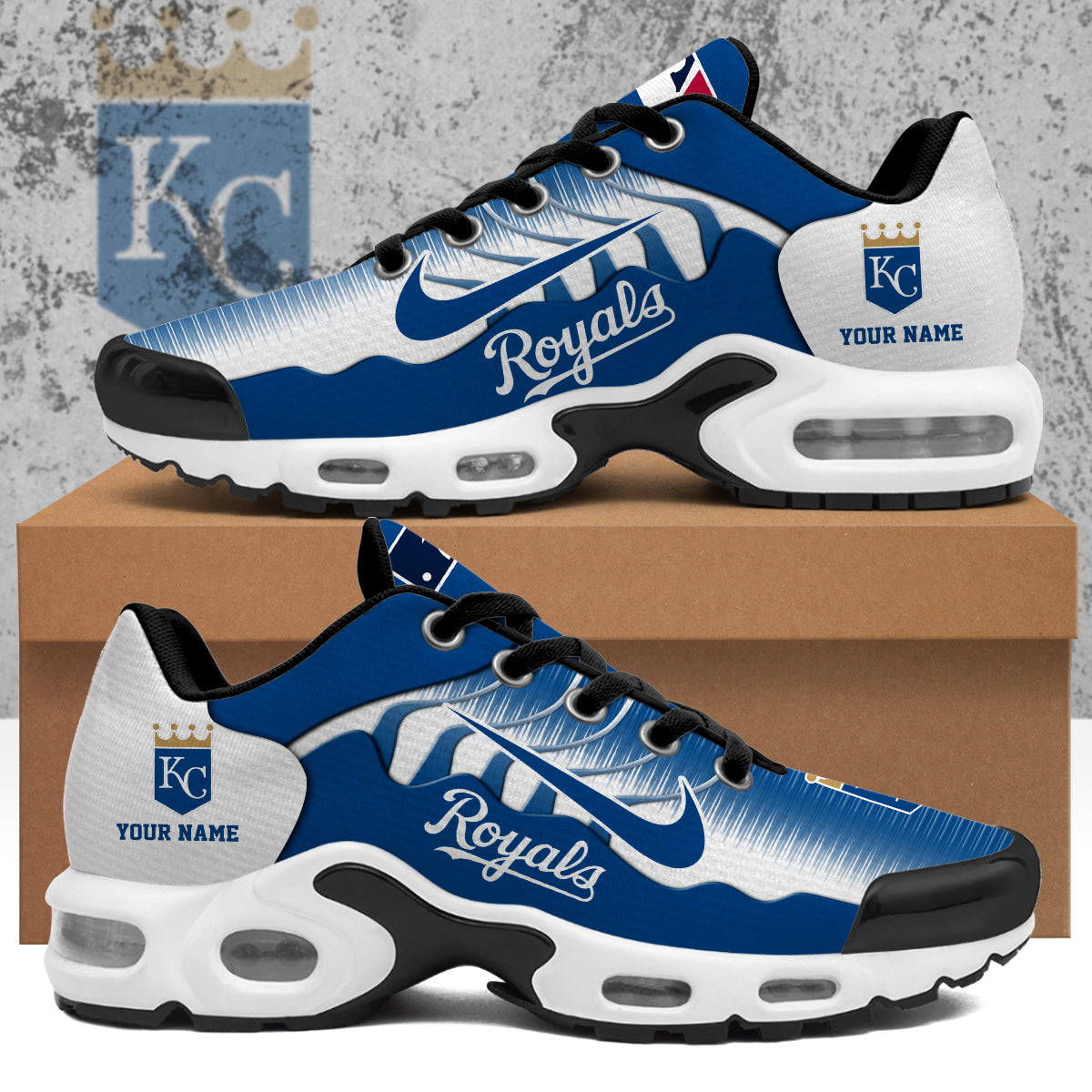 Ideafootwear Kansas City Royals TN Shoes Sneakers For Men And Women