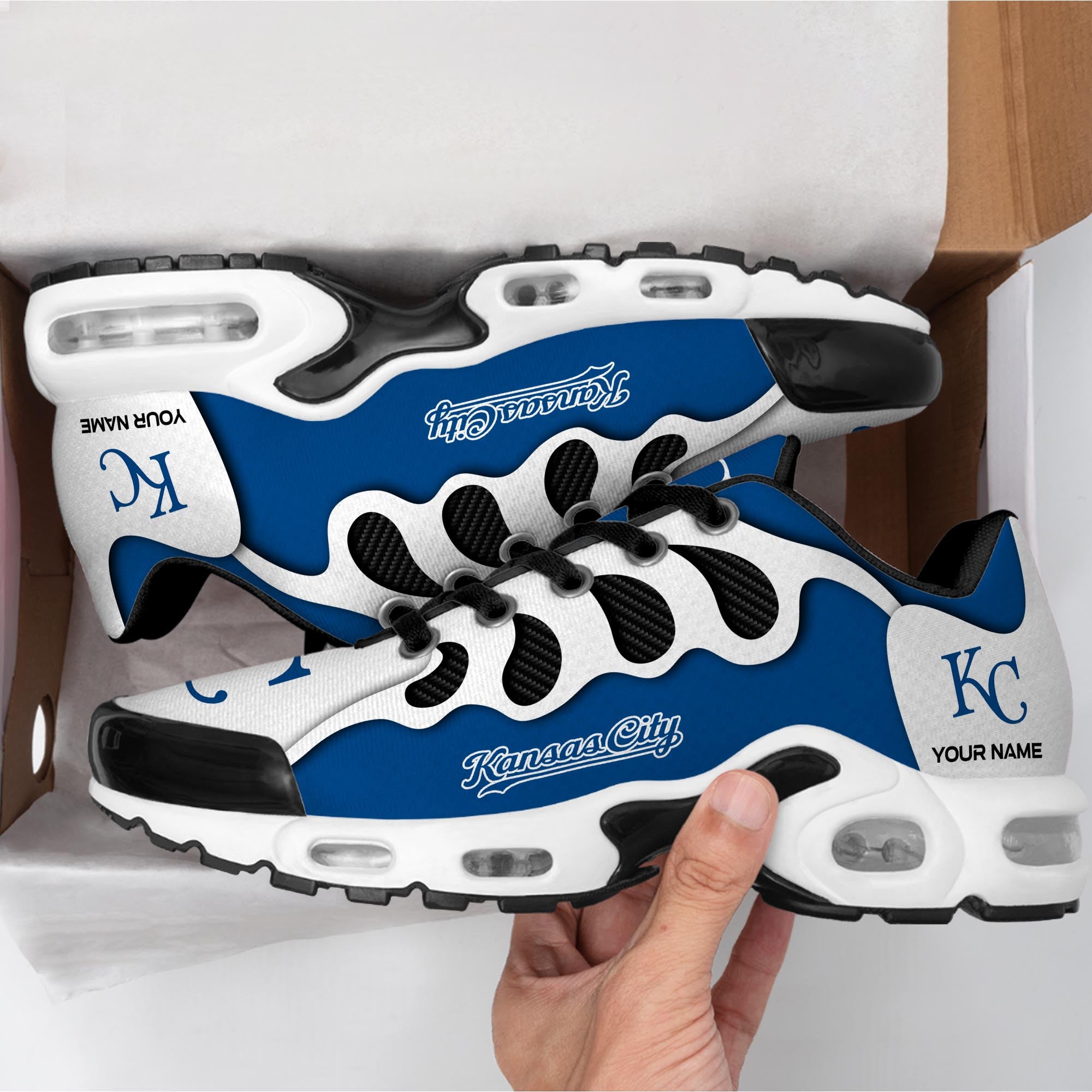 Ideafootwear Kansas City Royals TN Shoes Sneakers For Men And Women