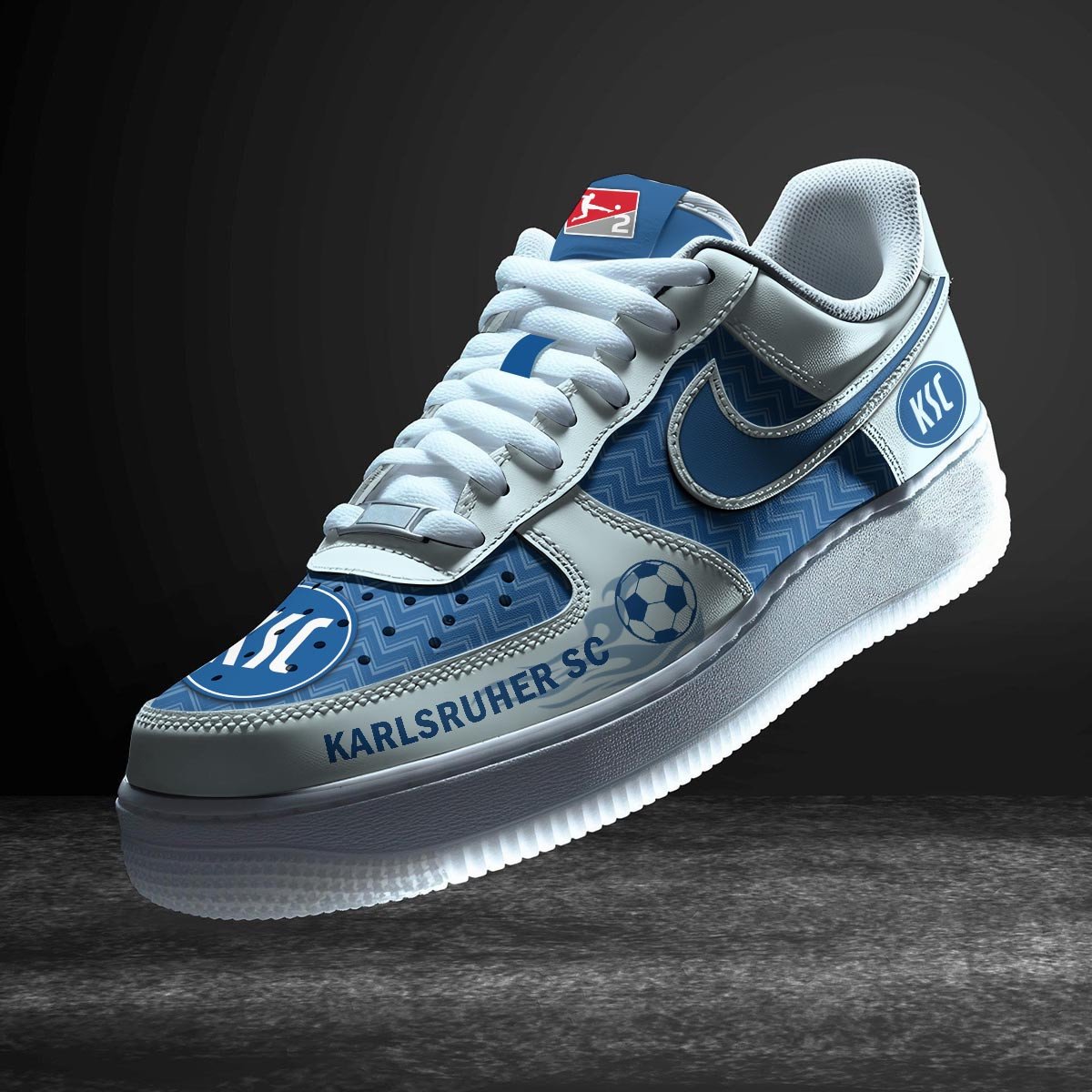 Ideafootwear Karlsruher SC Air Low-Top Sneakers Shoes For Men And Women 1