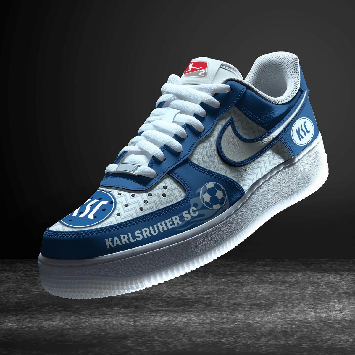 Ideafootwear Karlsruher SC Air Low-Top Sneakers Shoes For Men And Women 1