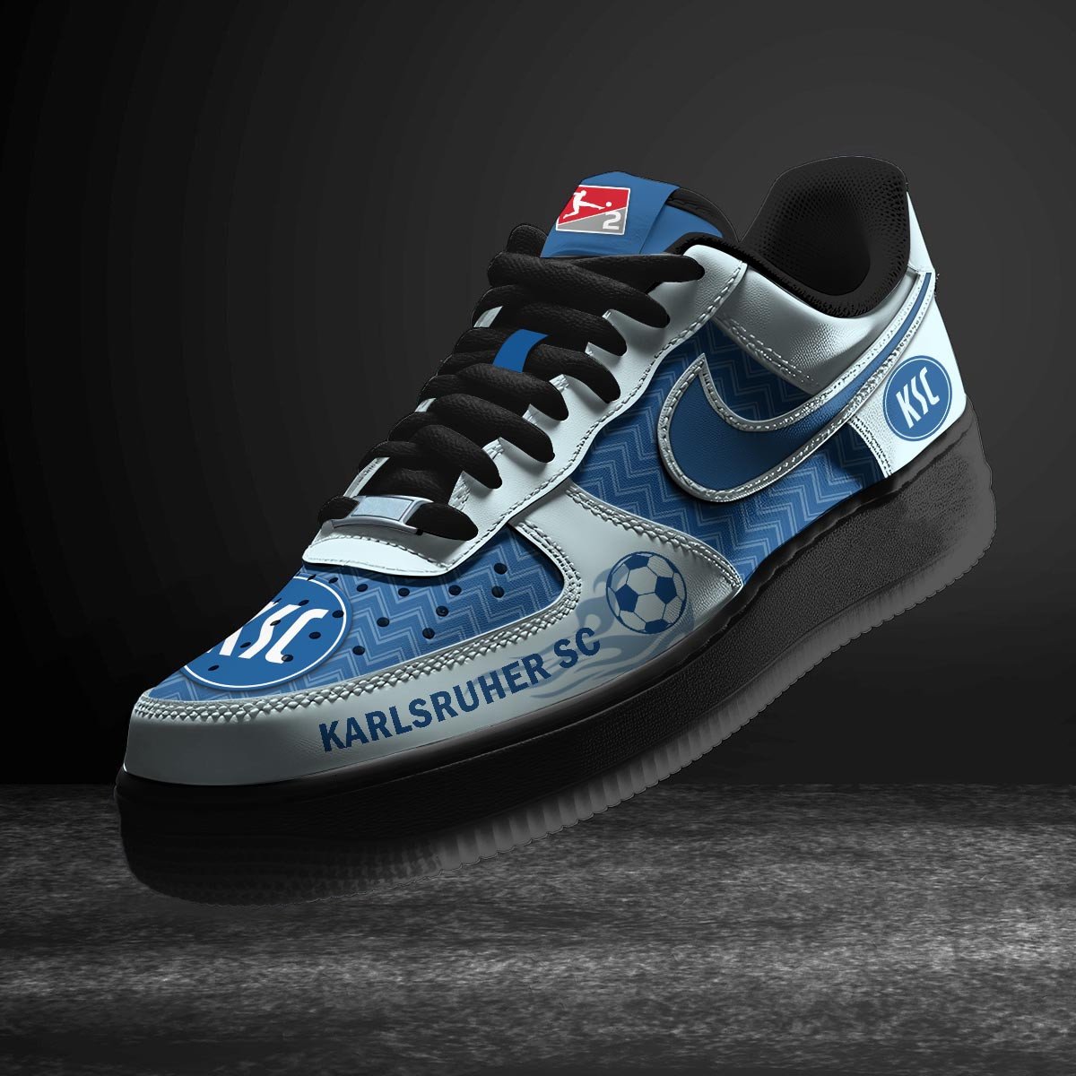 Ideafootwear Karlsruher SC Air Low-Top Sneakers Shoes For Men And Women 1