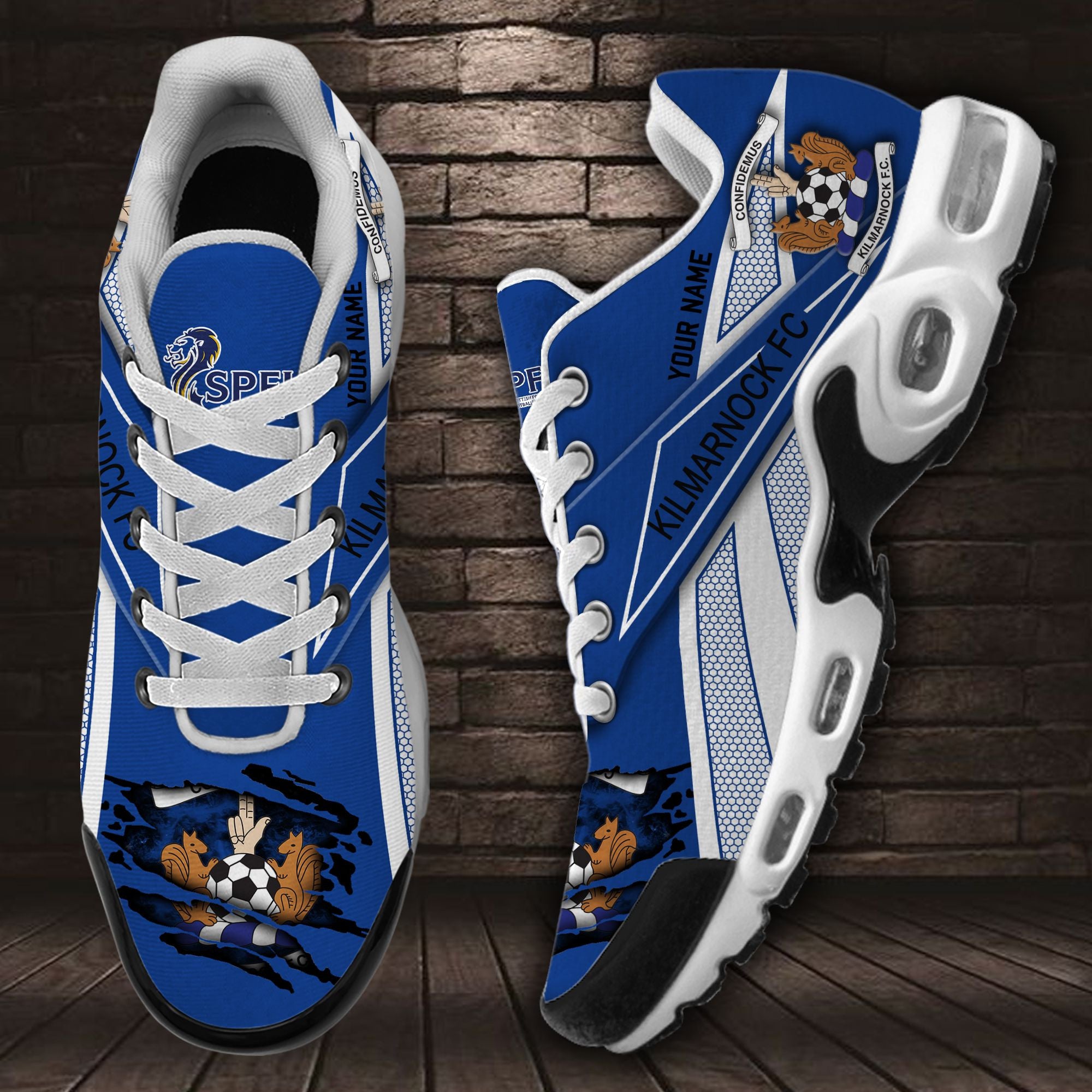 Ideafootwear Kilmarnock F.C. TN Shoes Sneakers For Men And Women